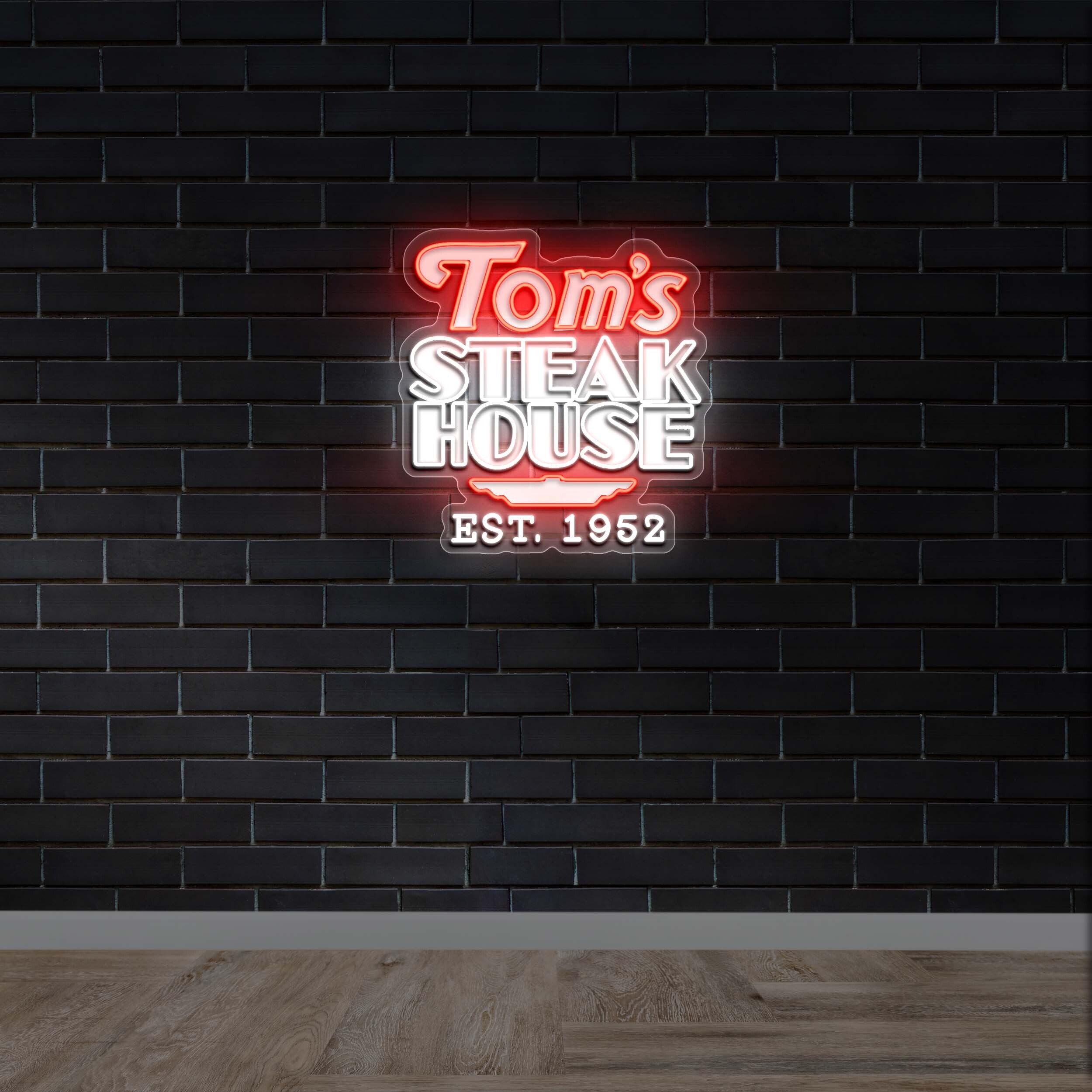 Tom’s Steakhouse - Premium Neon Artwork