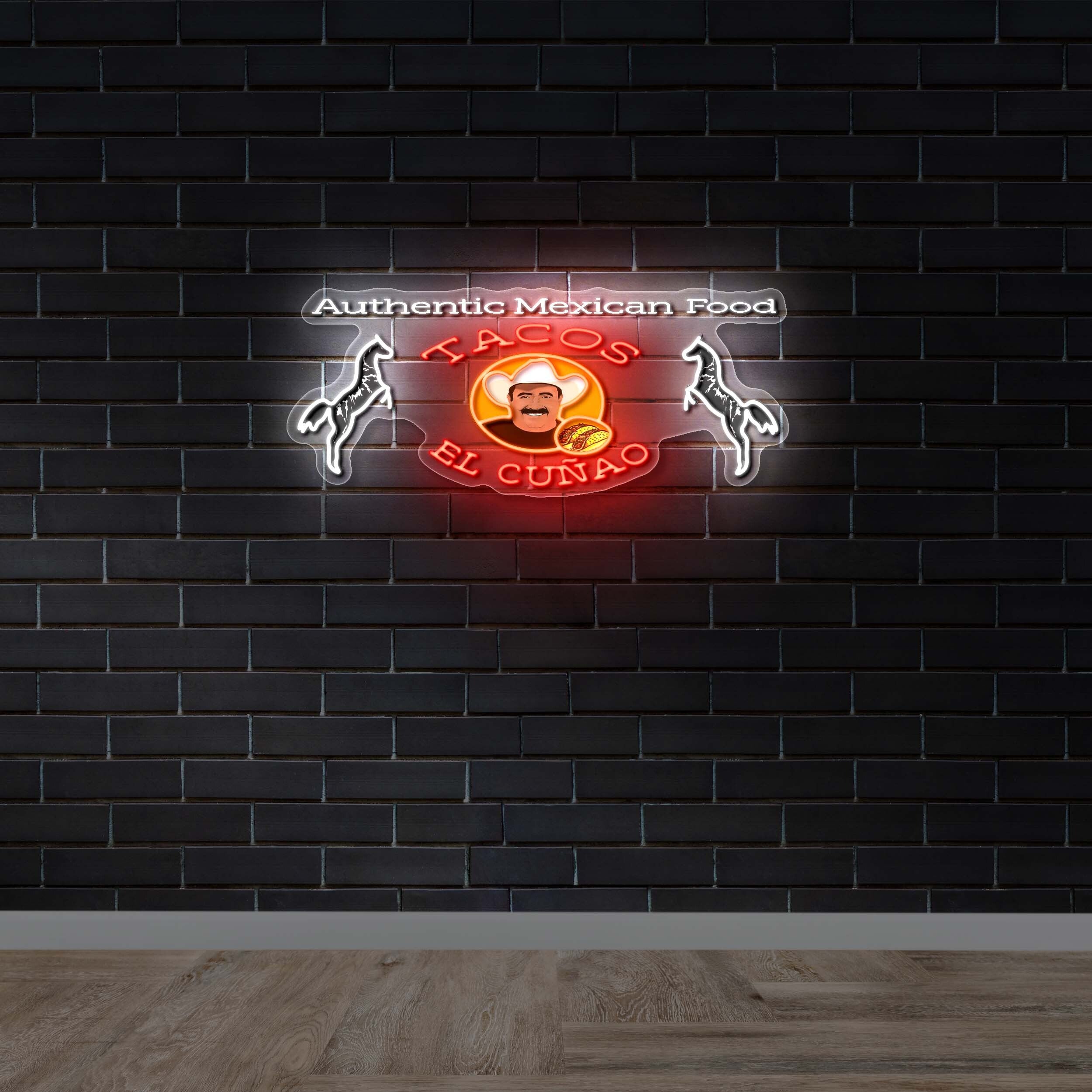 Tacos El Cunáo – Premium Neon Artwork