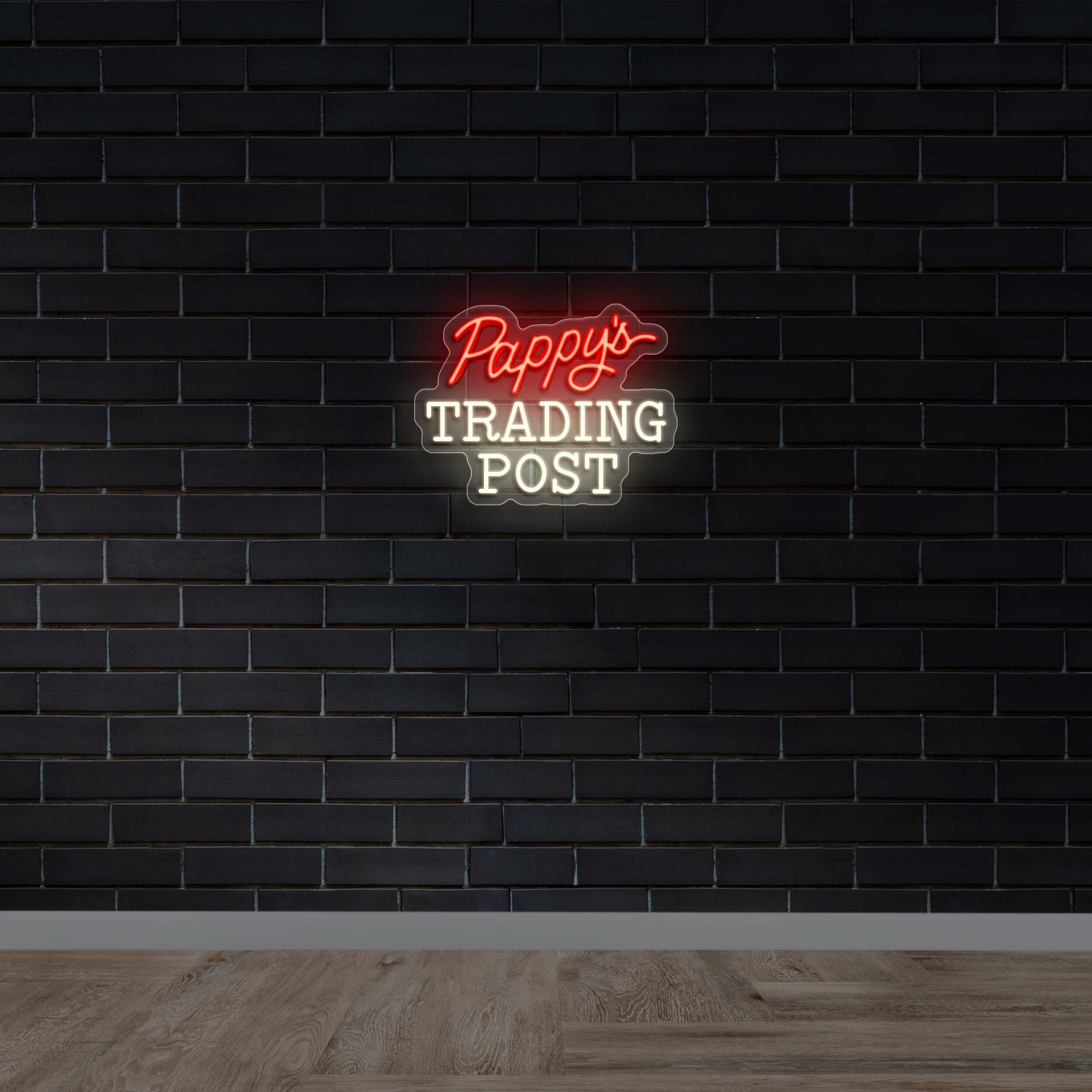 Pappy's Trading Post - Premium Neon Artwork