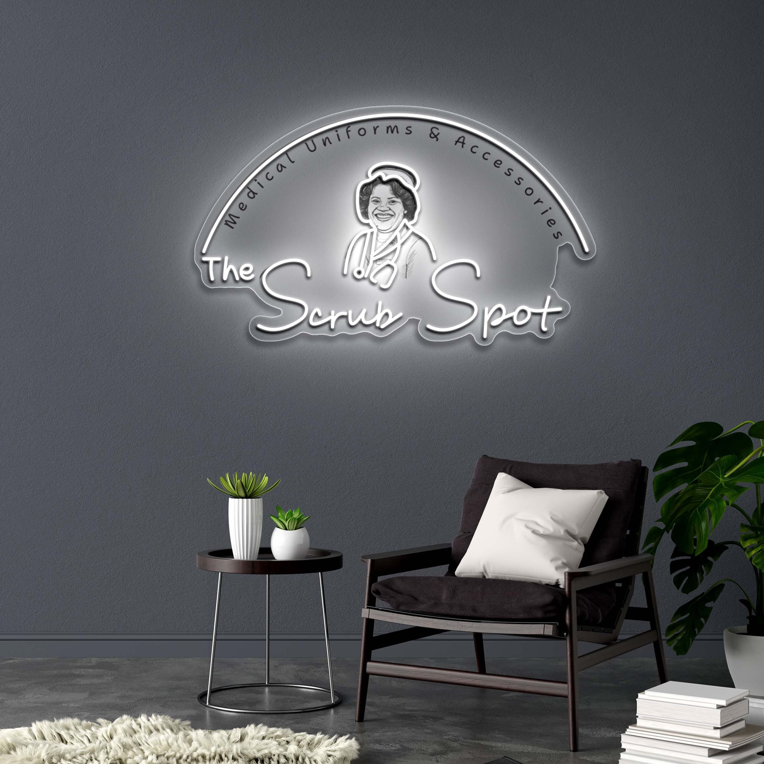 The Scrub Spot - Premium Neon Artwork