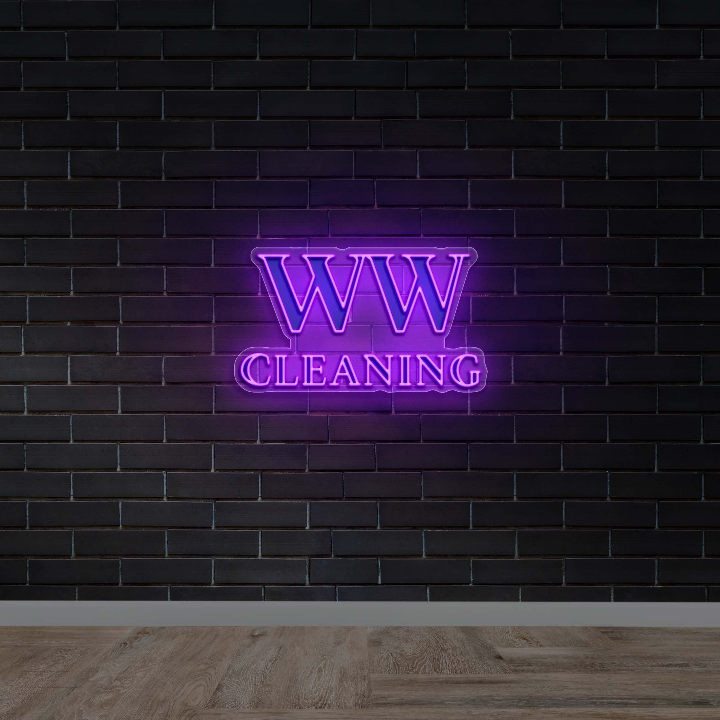 WW cleaning - Premium Neon Artwork