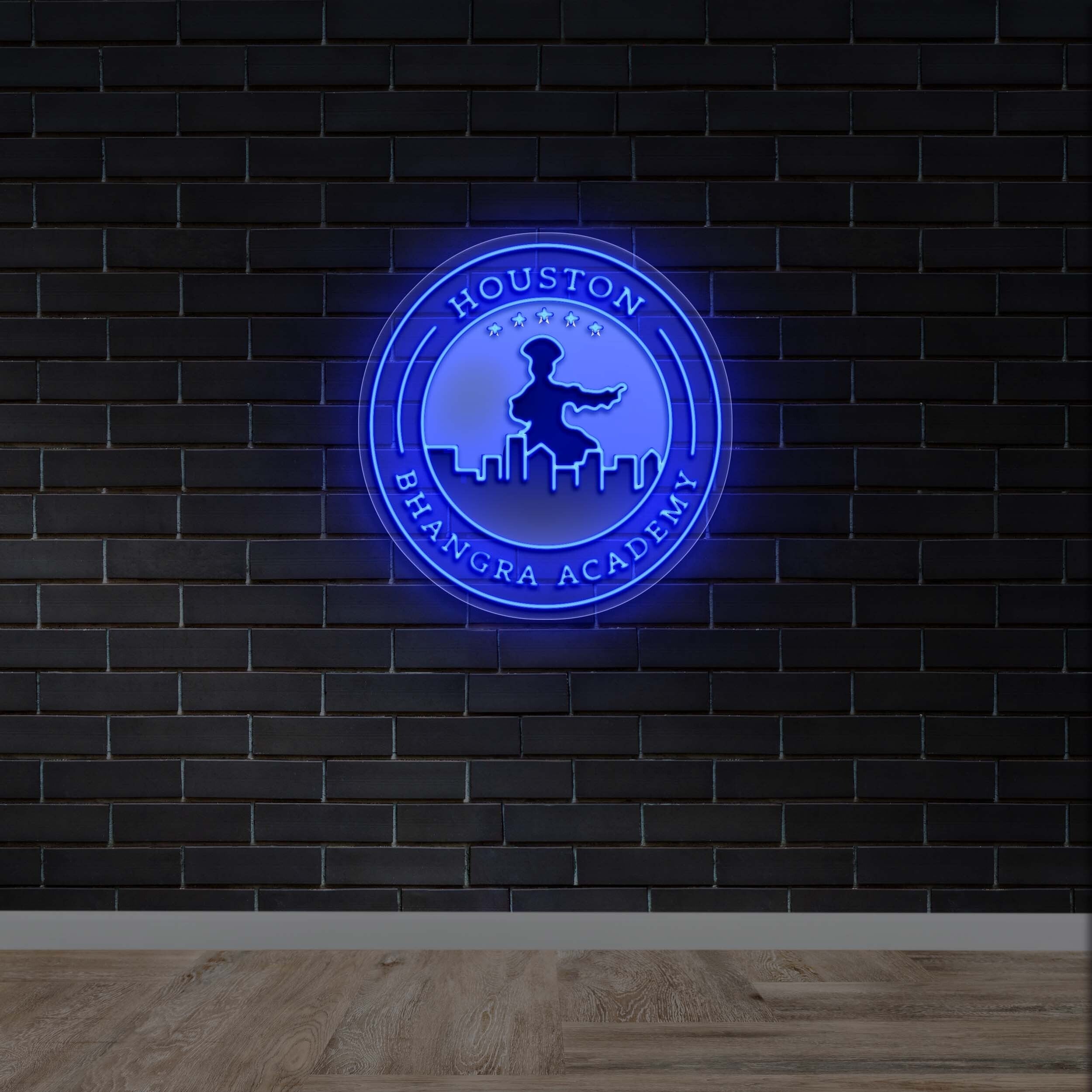 HOUSTON BHANGRA ACADEMY - Premium Neon Artwork