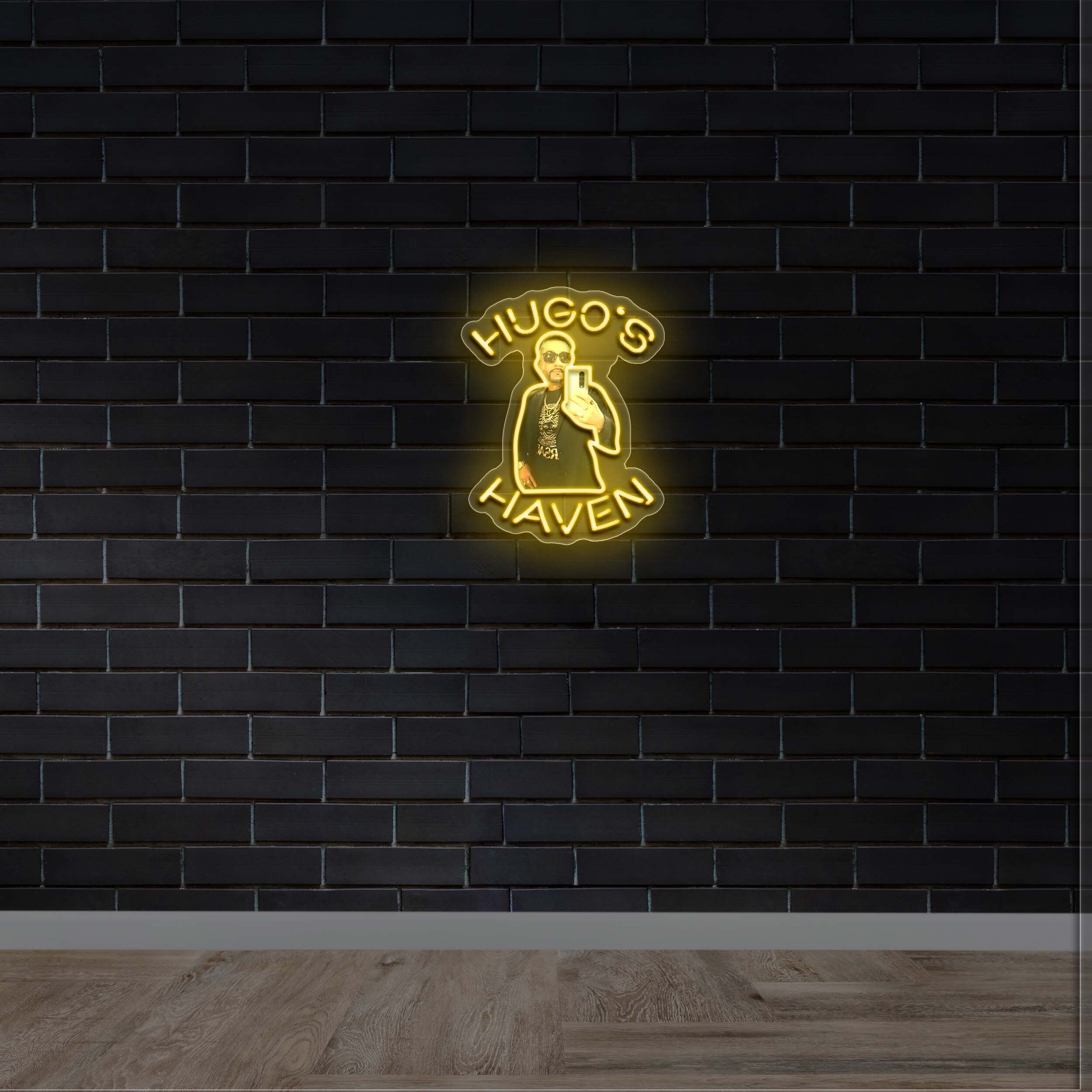 HUGO'S HAVEN - Premium Neon Artwork