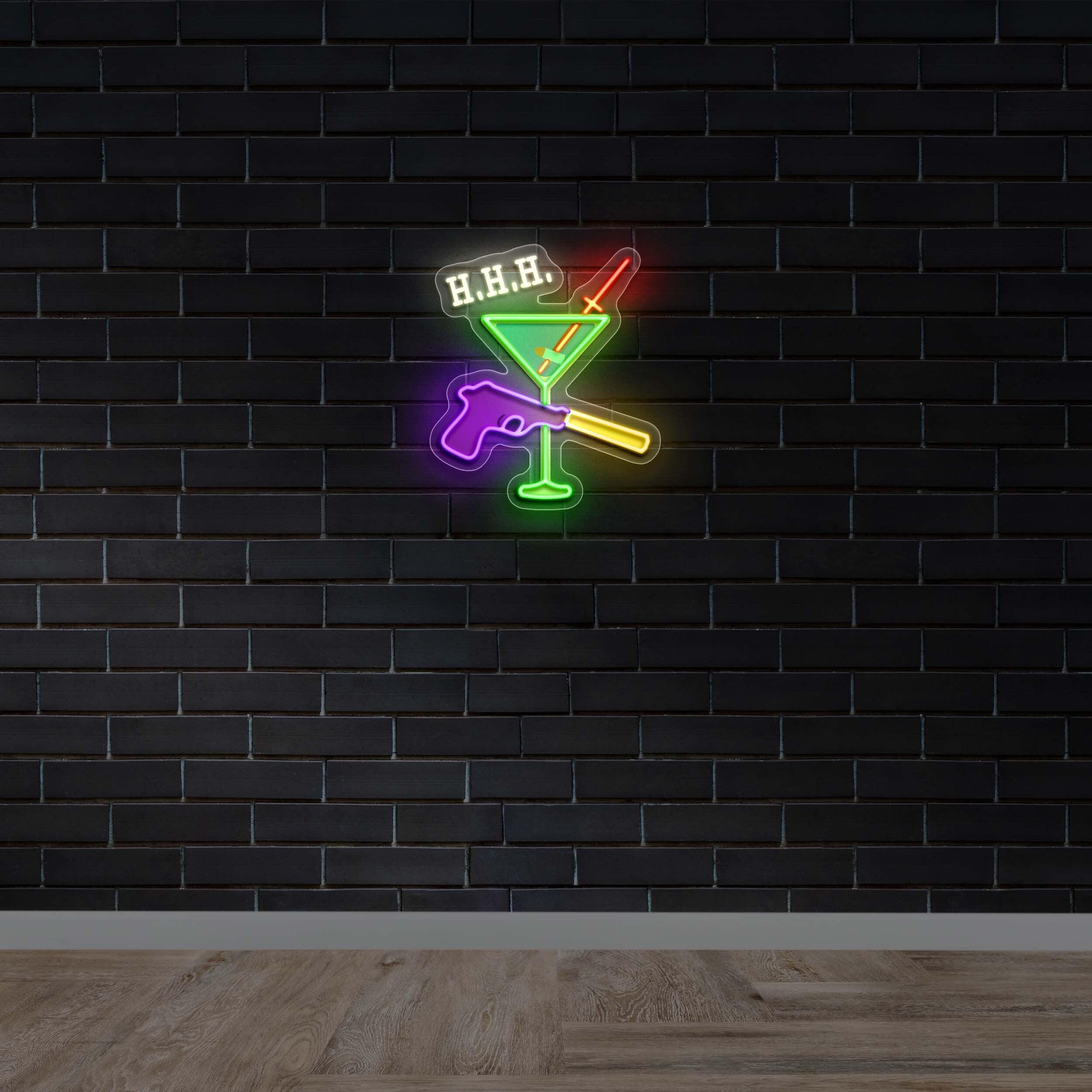H.H.H - Premium Neon Artwork