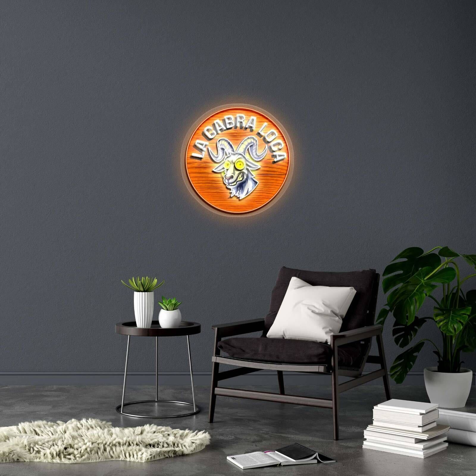 LA CABRA LOCA - Premium Neon Artwork