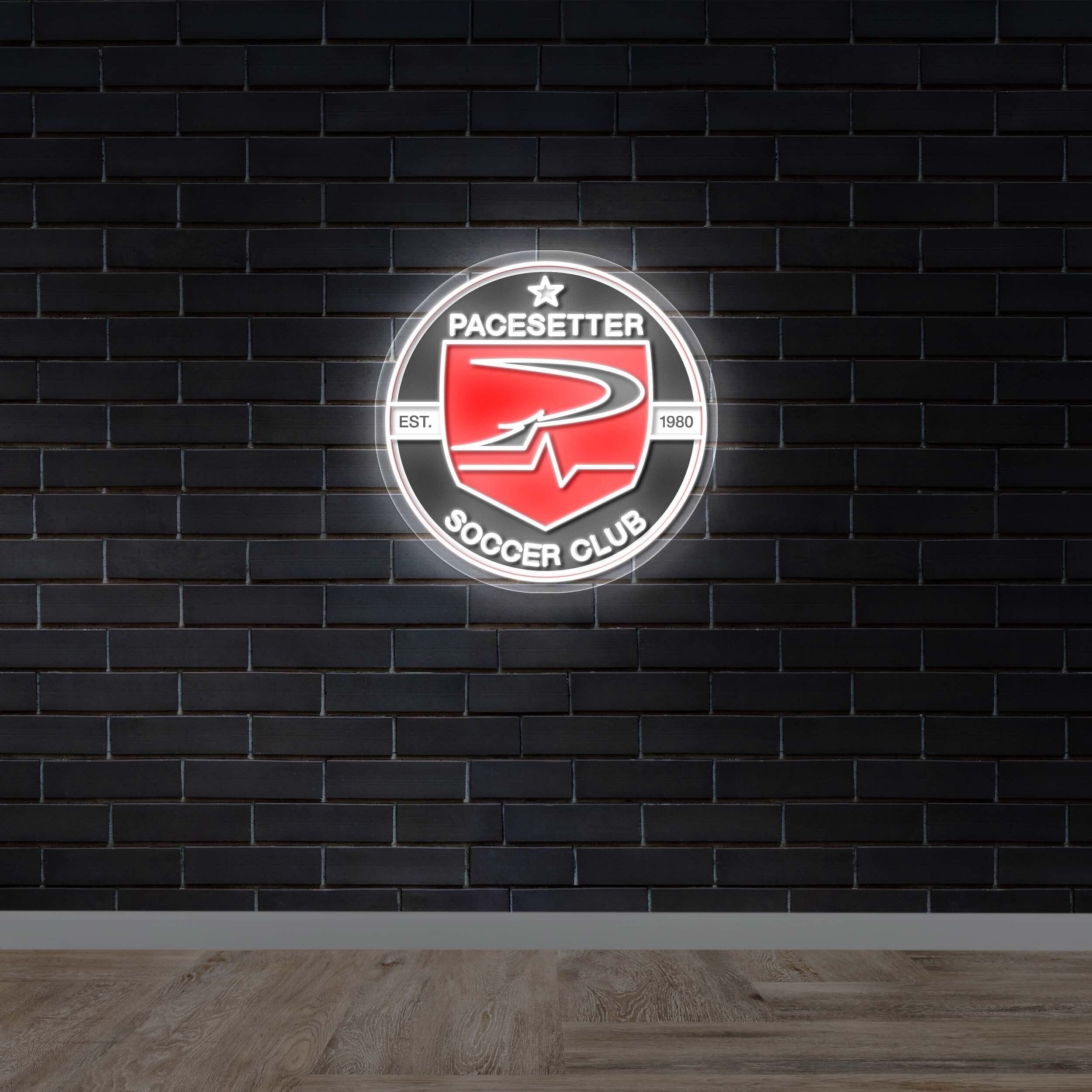 Pacesetter Soccer Club - Premium Neon Artwork
