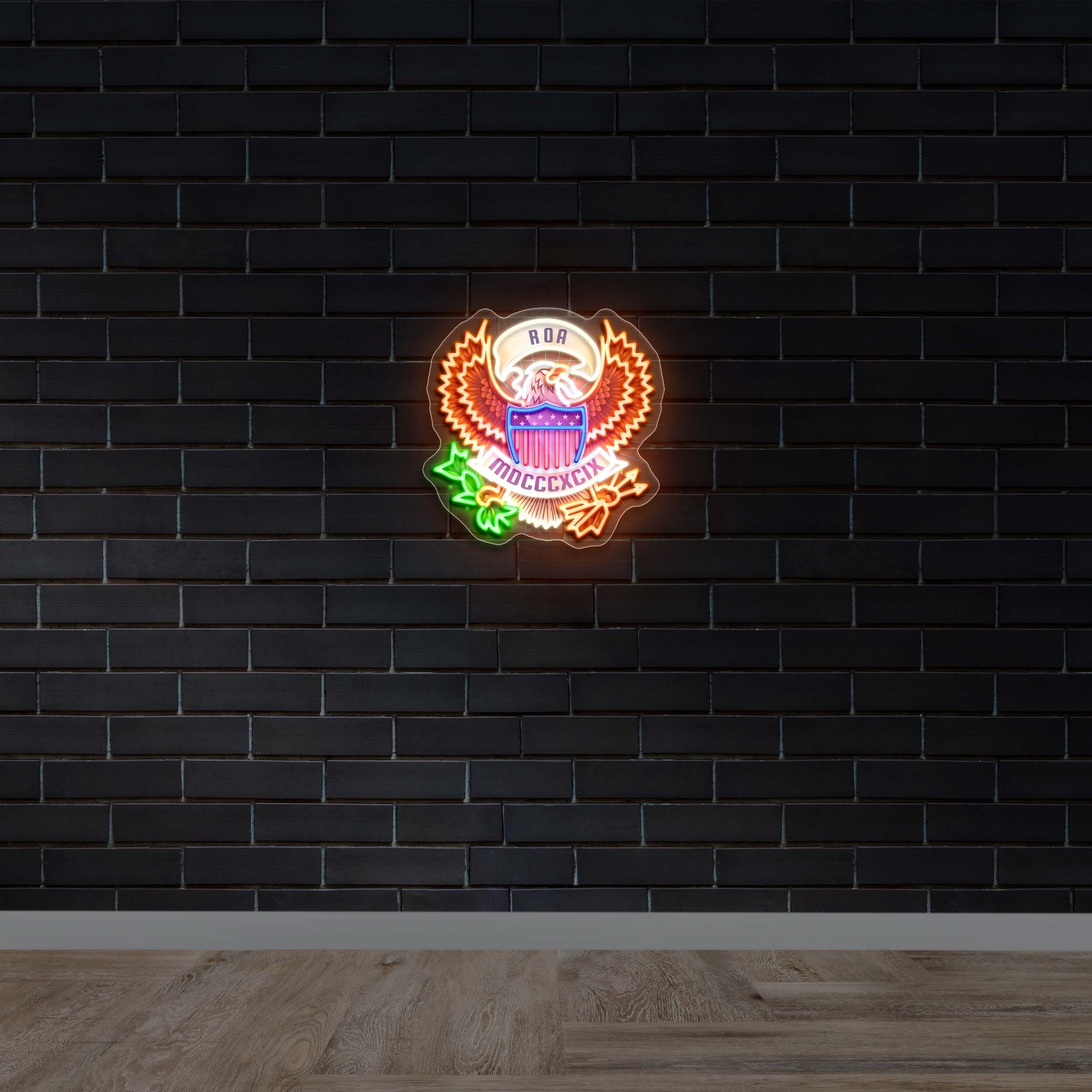 ROA MDCCCXCIX - Premium Neon Artwork