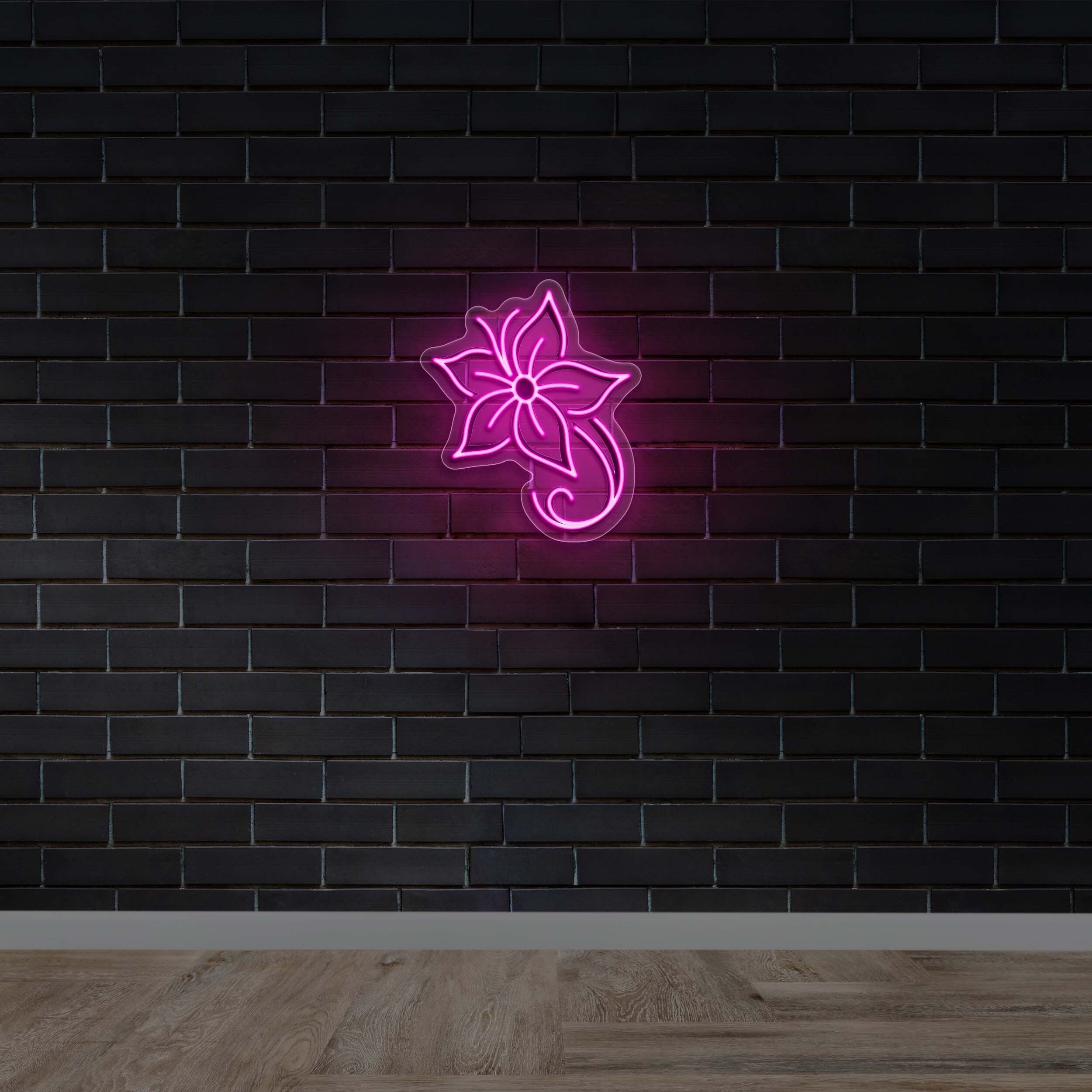 Flower logo - Premium Neon Artwork