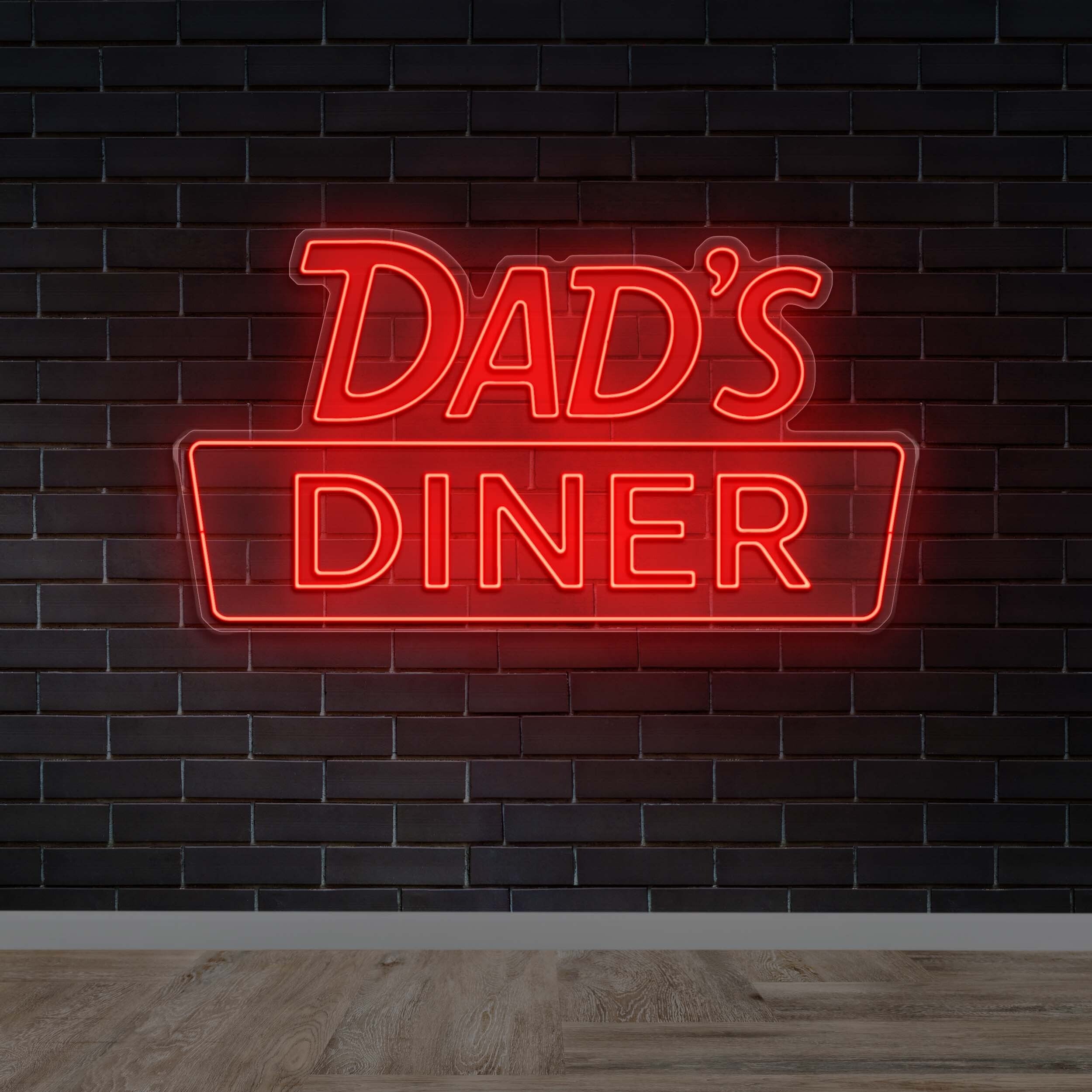 DAD'S DINER - Premium Neon Artwork