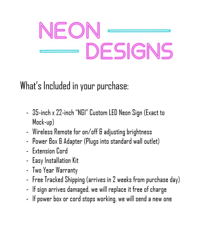 NGI - Premium Neon Artwork