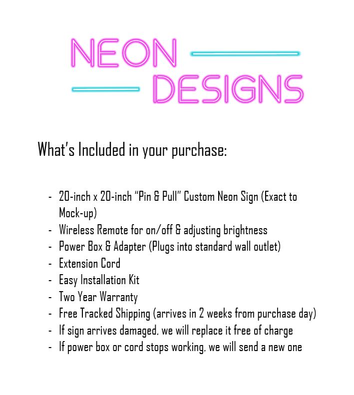 Pin & Pull - Premium Neon Artwork