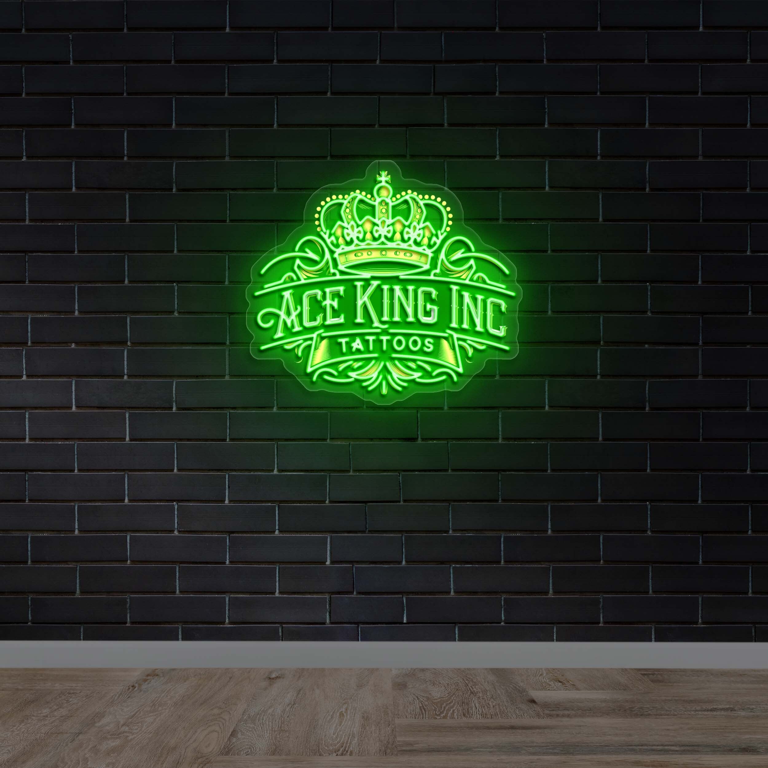 Ace King Inc Tattoos - Premium Neon Artwork