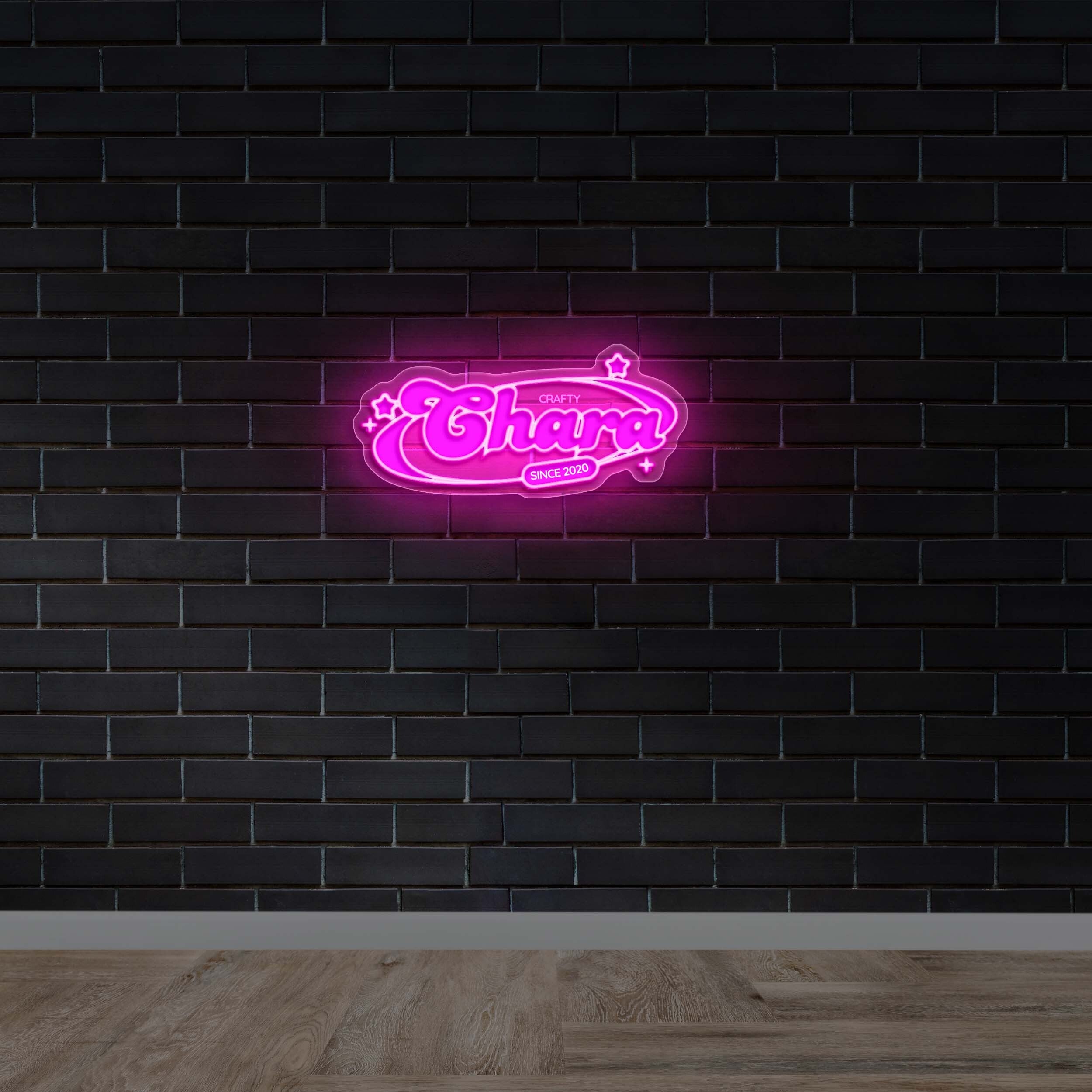 Chara - Premium Neon Artwork