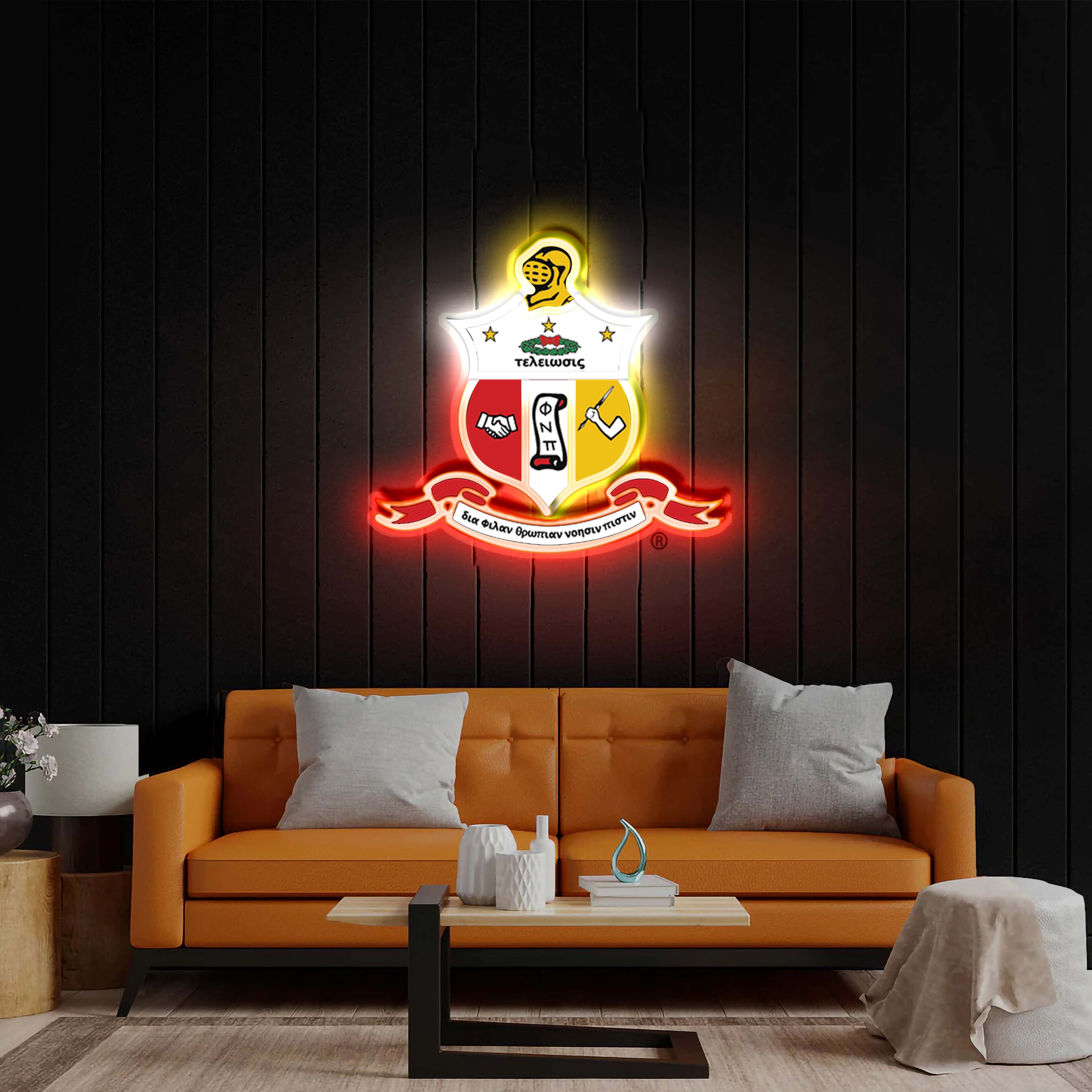 Kappa Alpha Psi Fraternity - Premium Neon Artwork