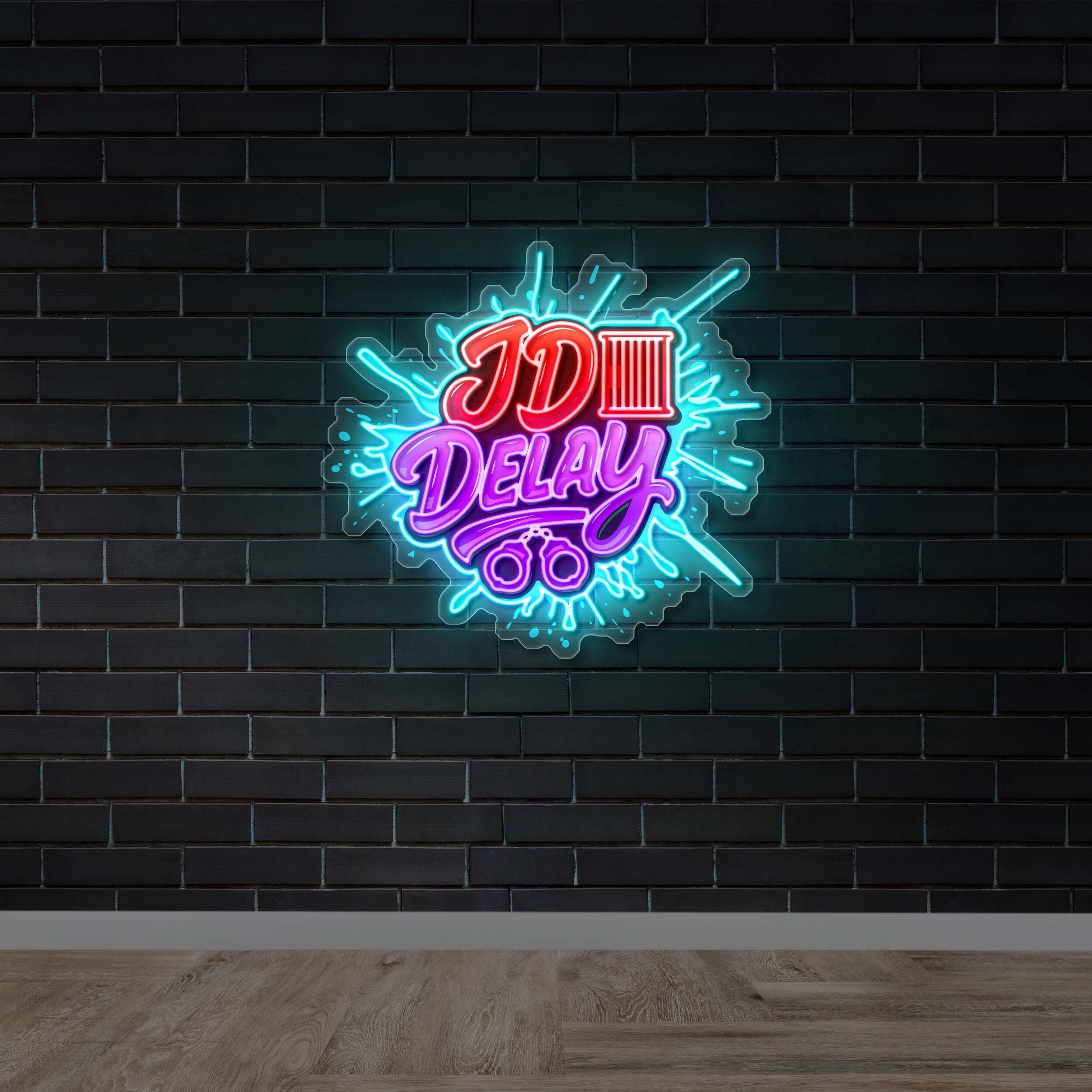 JD DELAY - Premium Neon Artwork