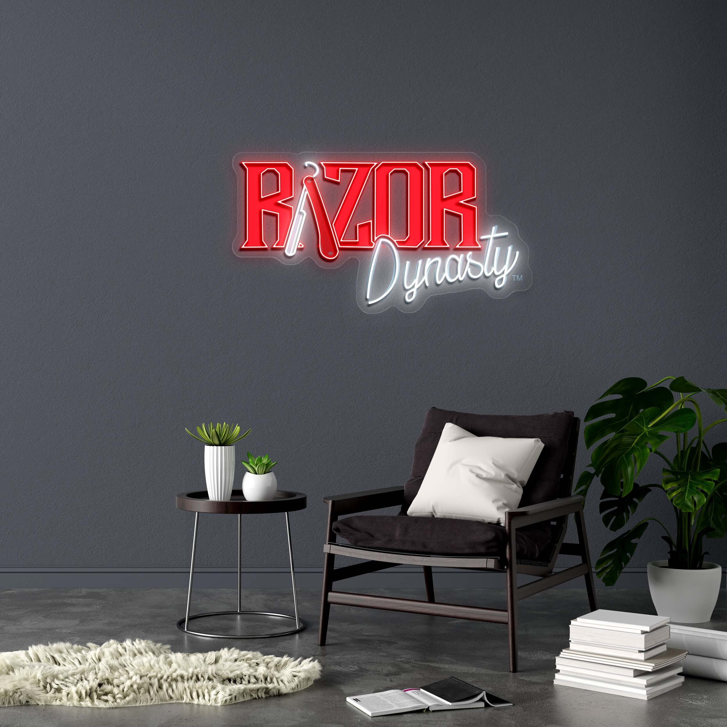 RAZOR Dynasty - Premium Neon Artwork