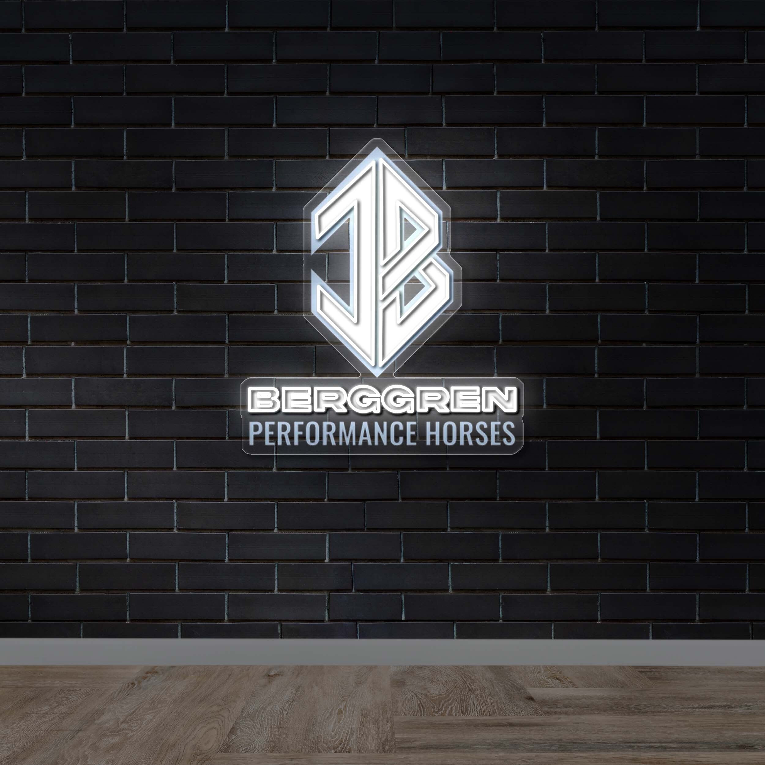 BERGGREN PERFORMANCE HORSES- Premium Neon Artwork