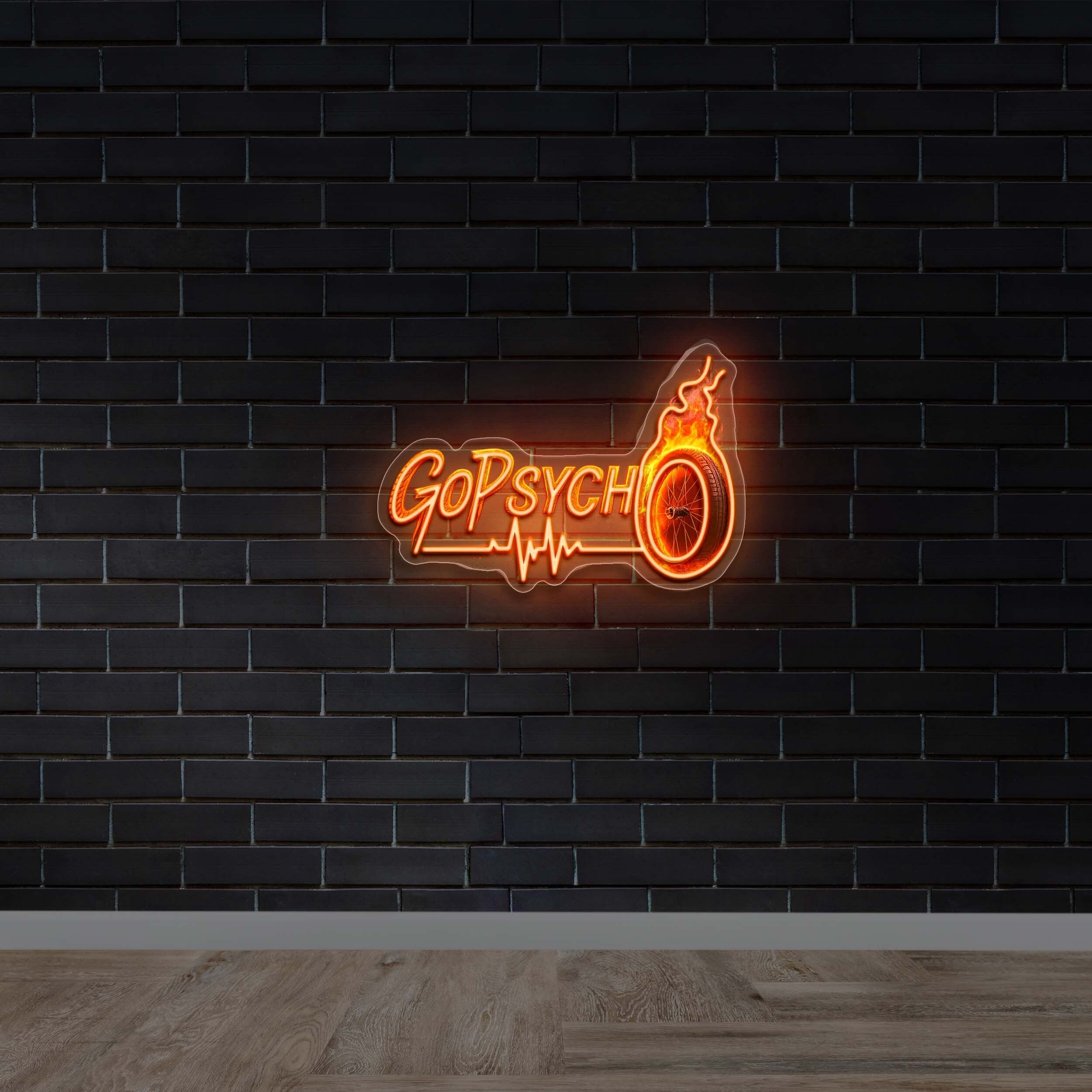 GoPSYCHO - Premium Neon Artwork