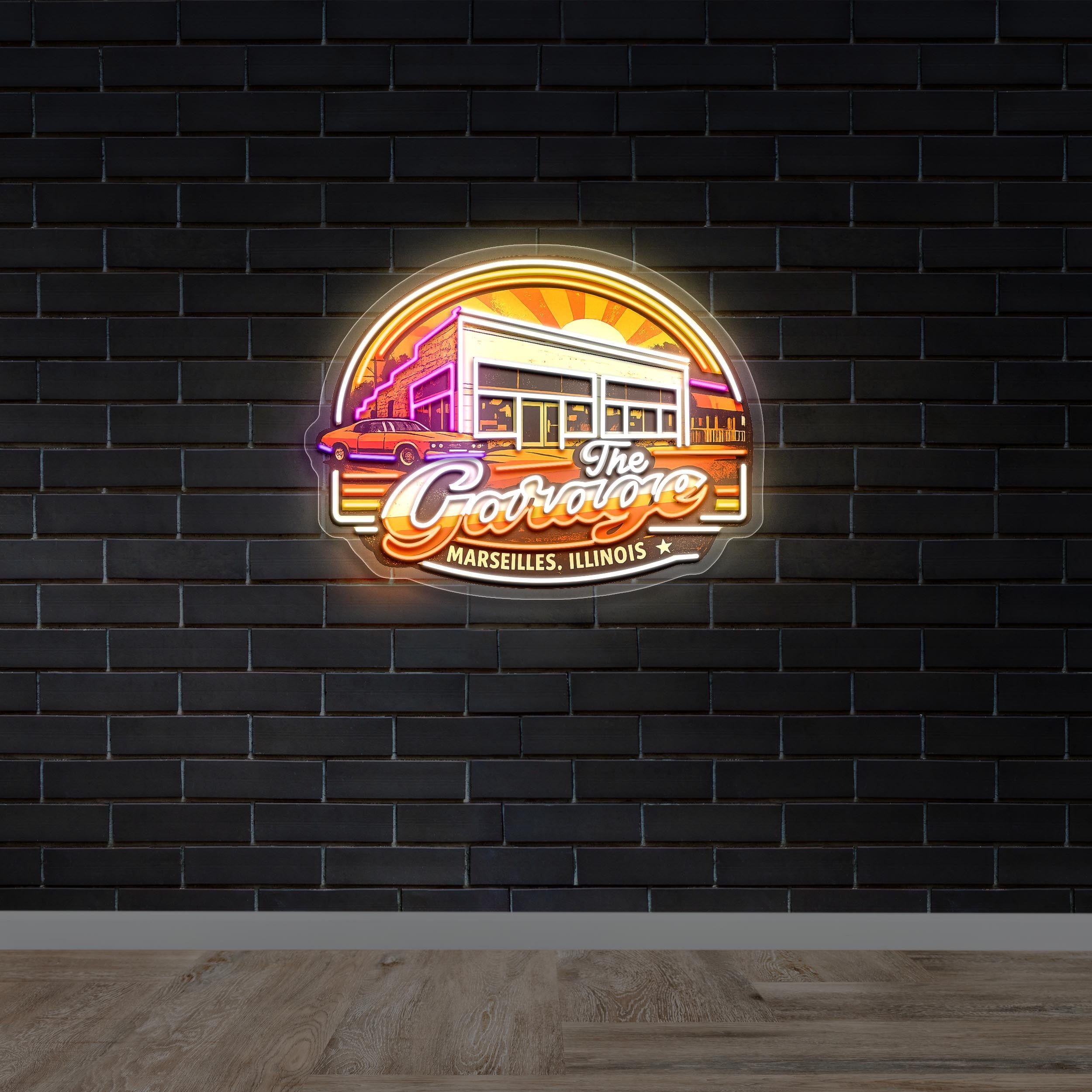 The Garage - Premium Neon Artwork