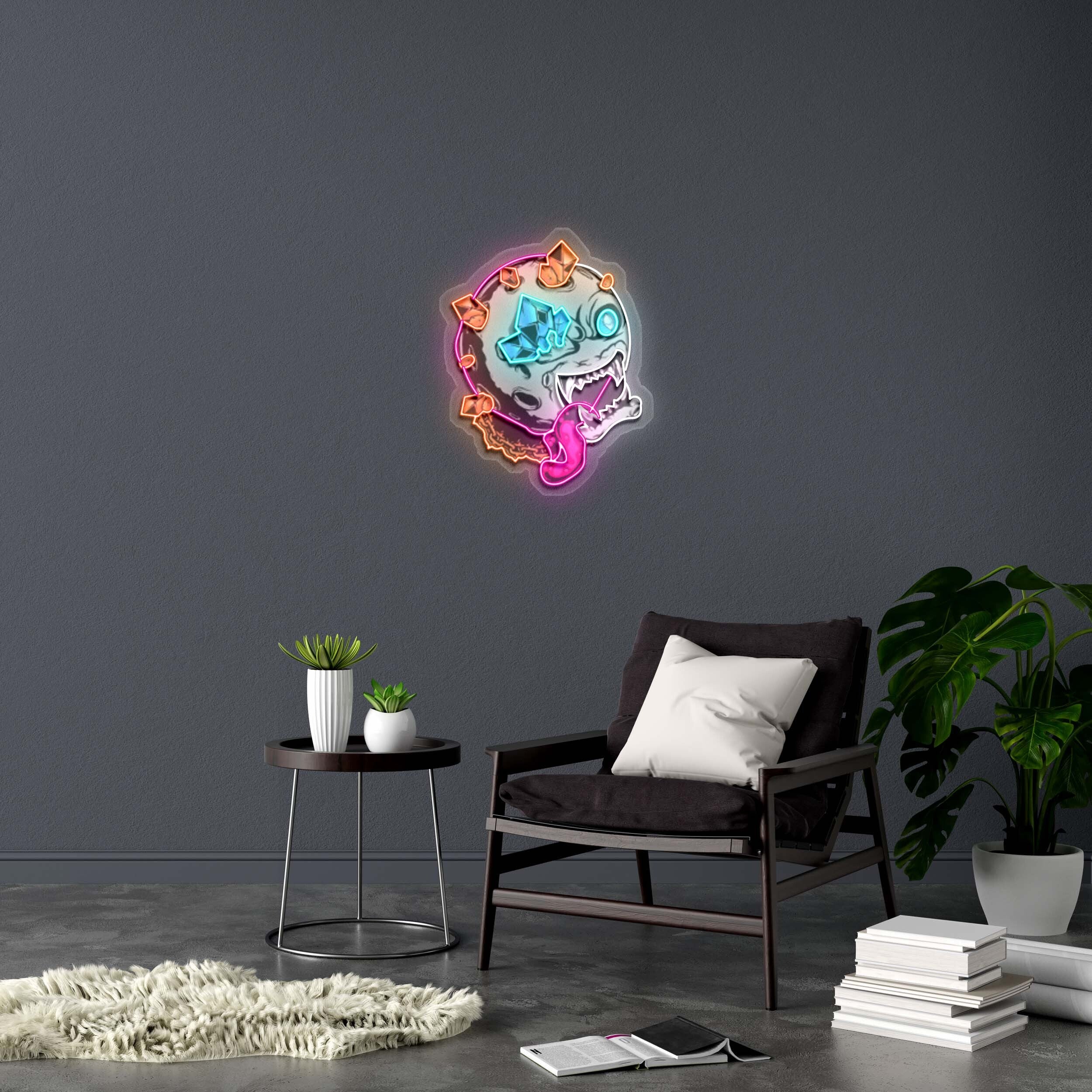 MOONSTER - Premium Neon Artwork