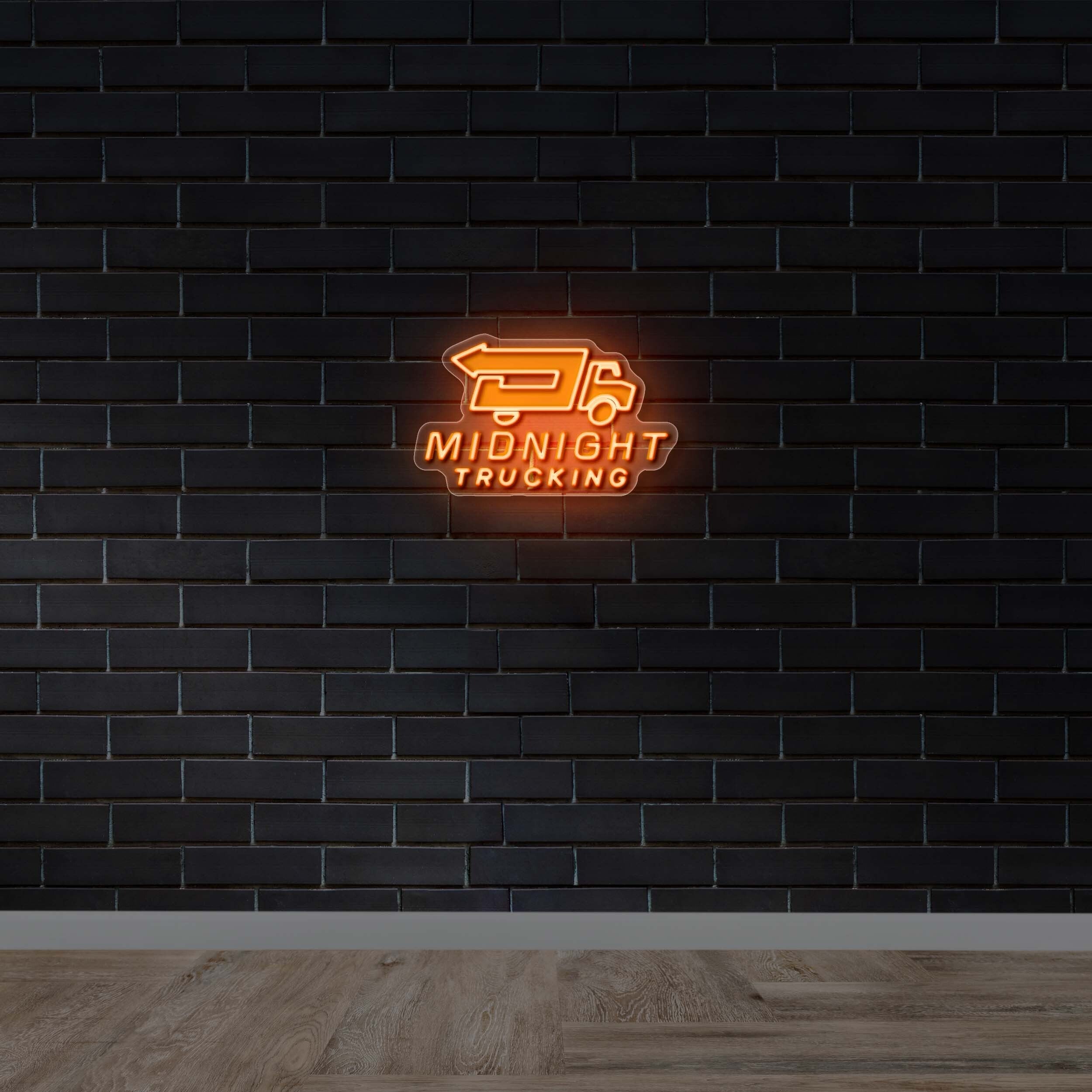 MIDNIGHT TRUCKING - Premium Neon Artwork