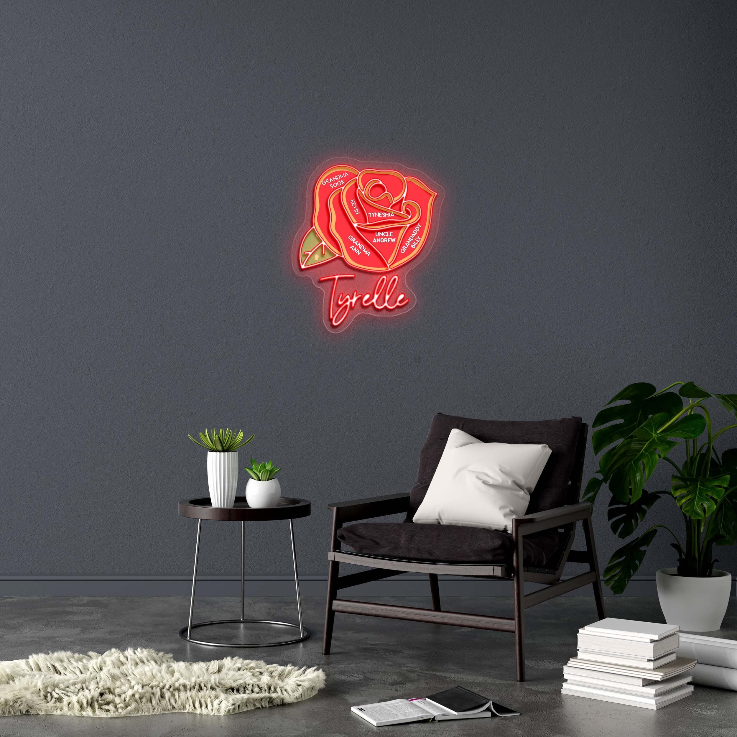 Tyrelle - Premium Neon Artwork