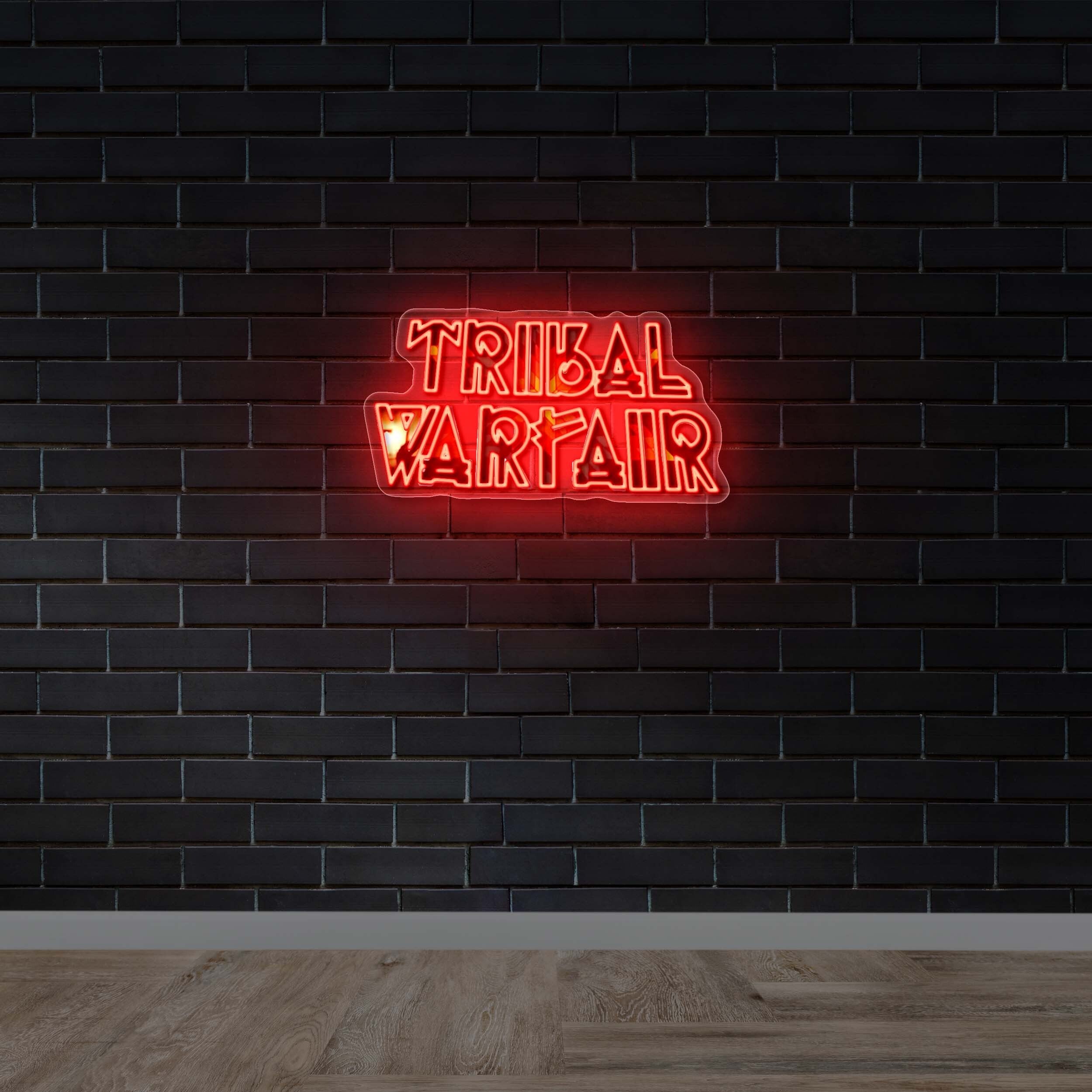 Tribal Warfare - Premium Neon Artwork