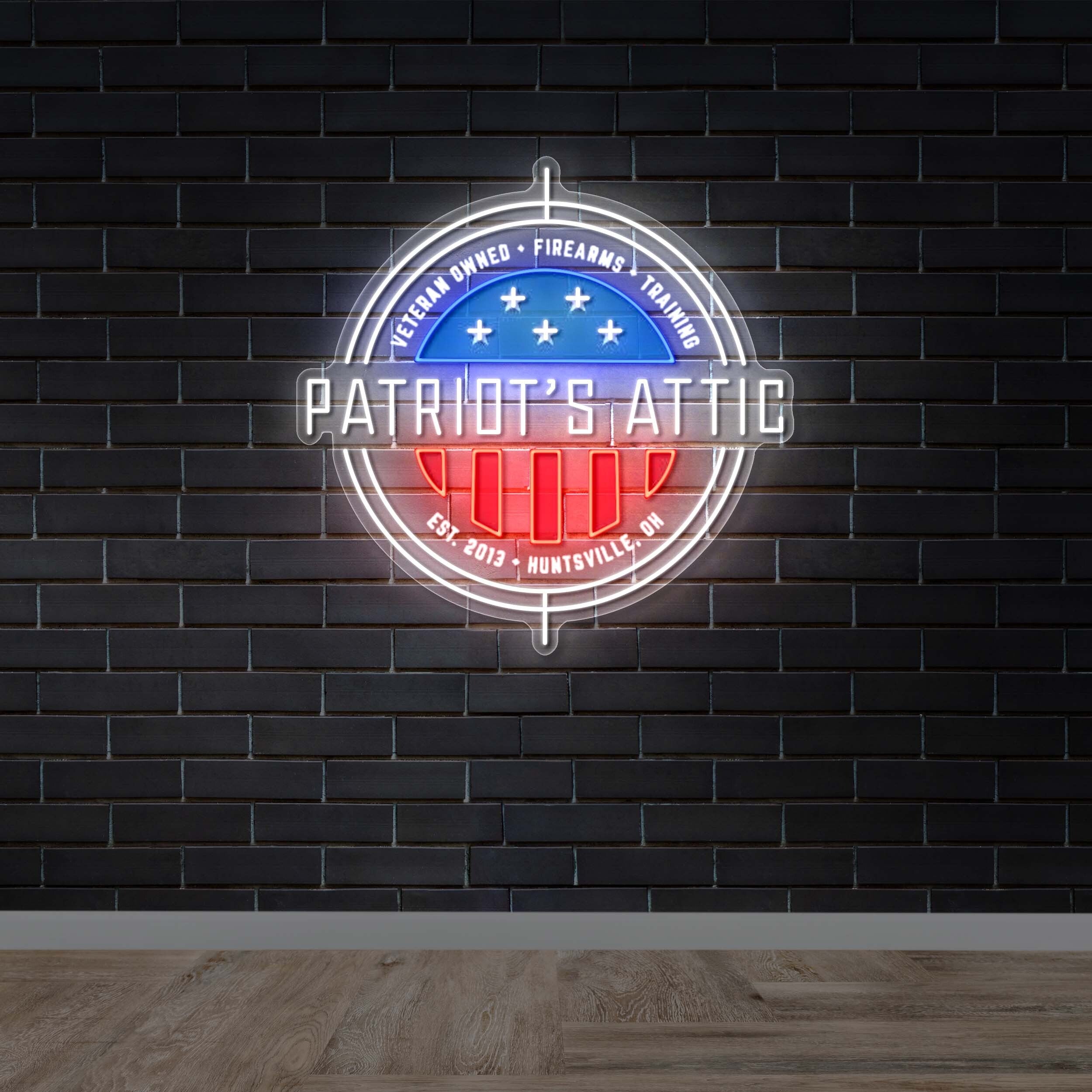 Patriot’s Attic - Premium Neon Artwork