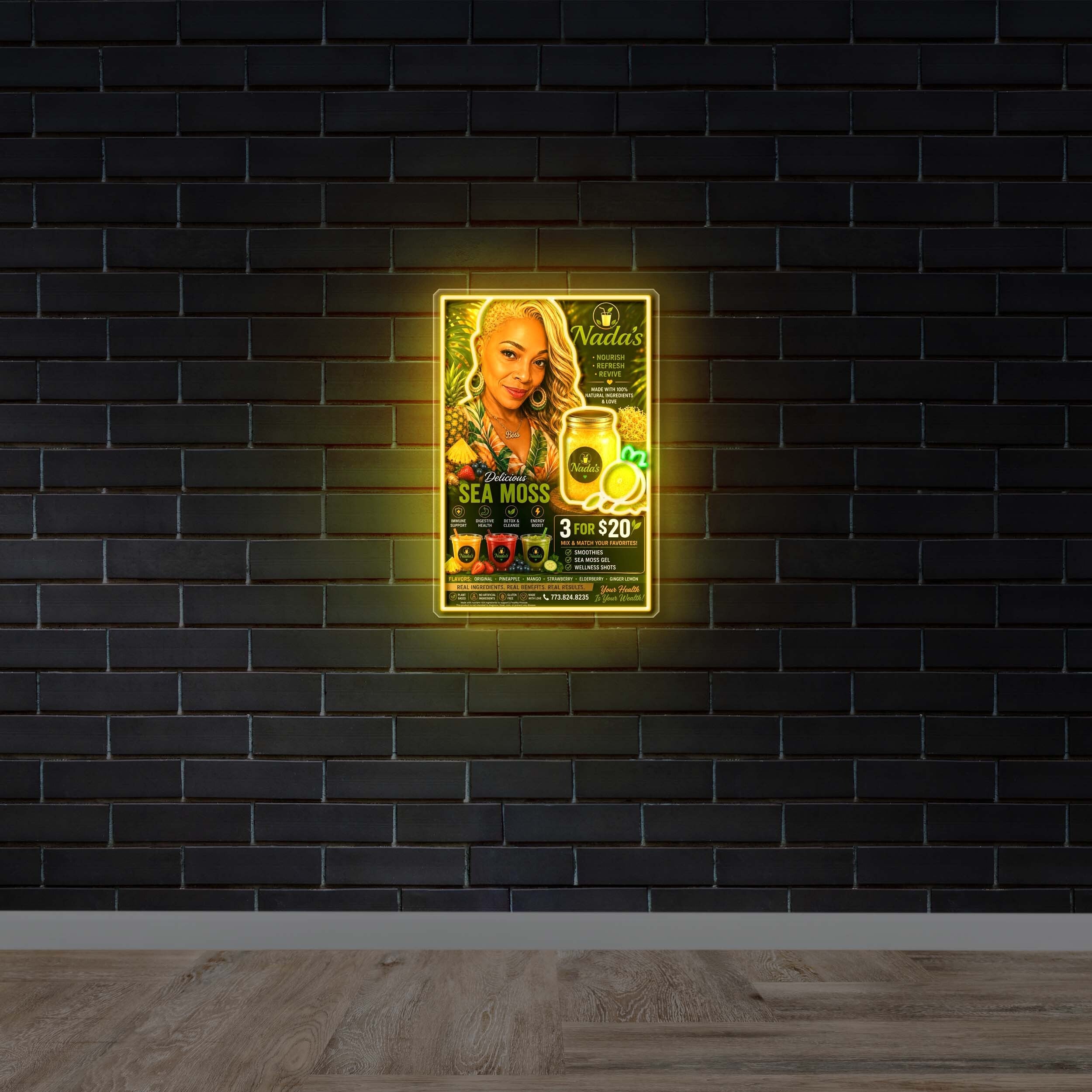 Nada's - Premium Neon Artwork