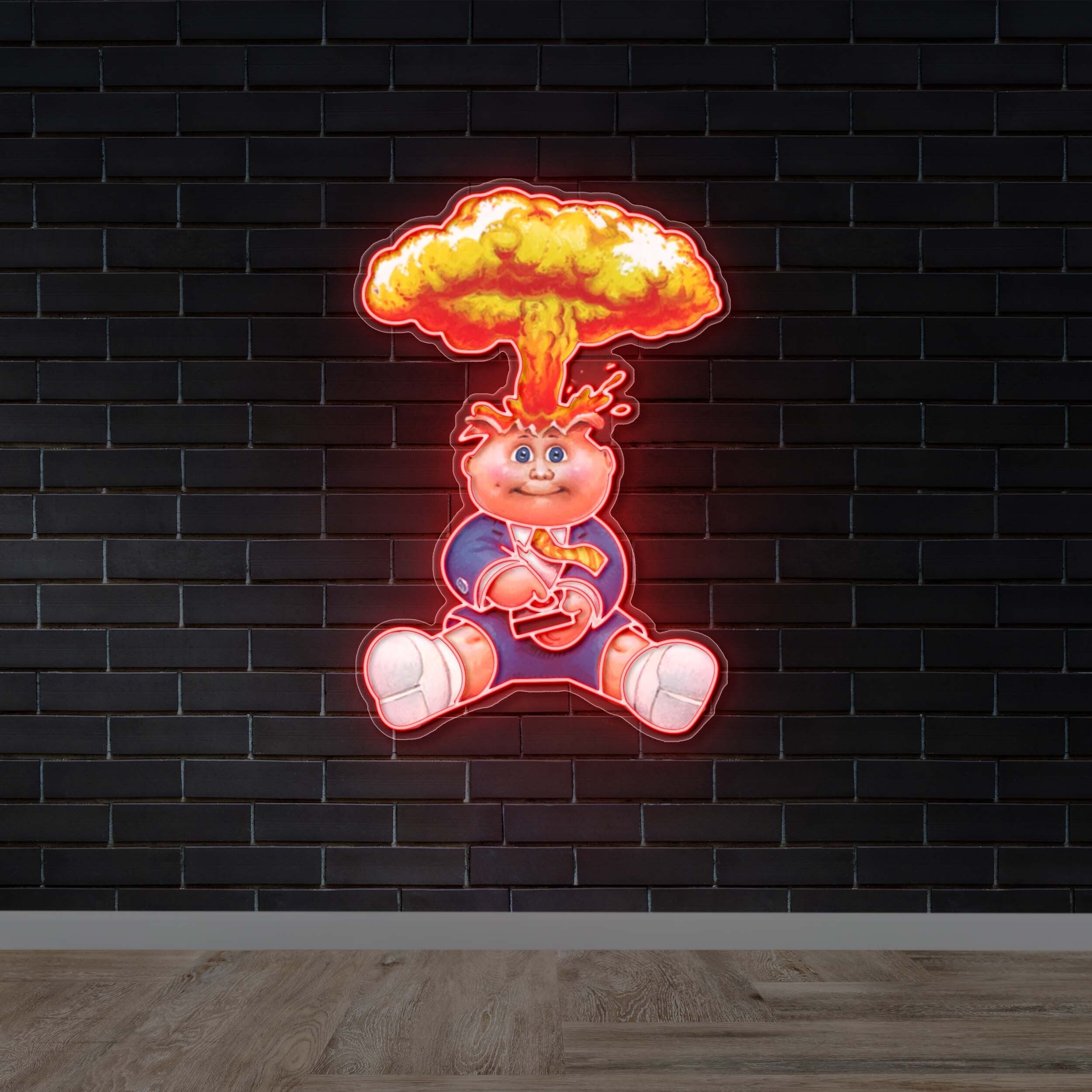 GARBAGE PAIL KIDS logo - Premium Neon Artwork