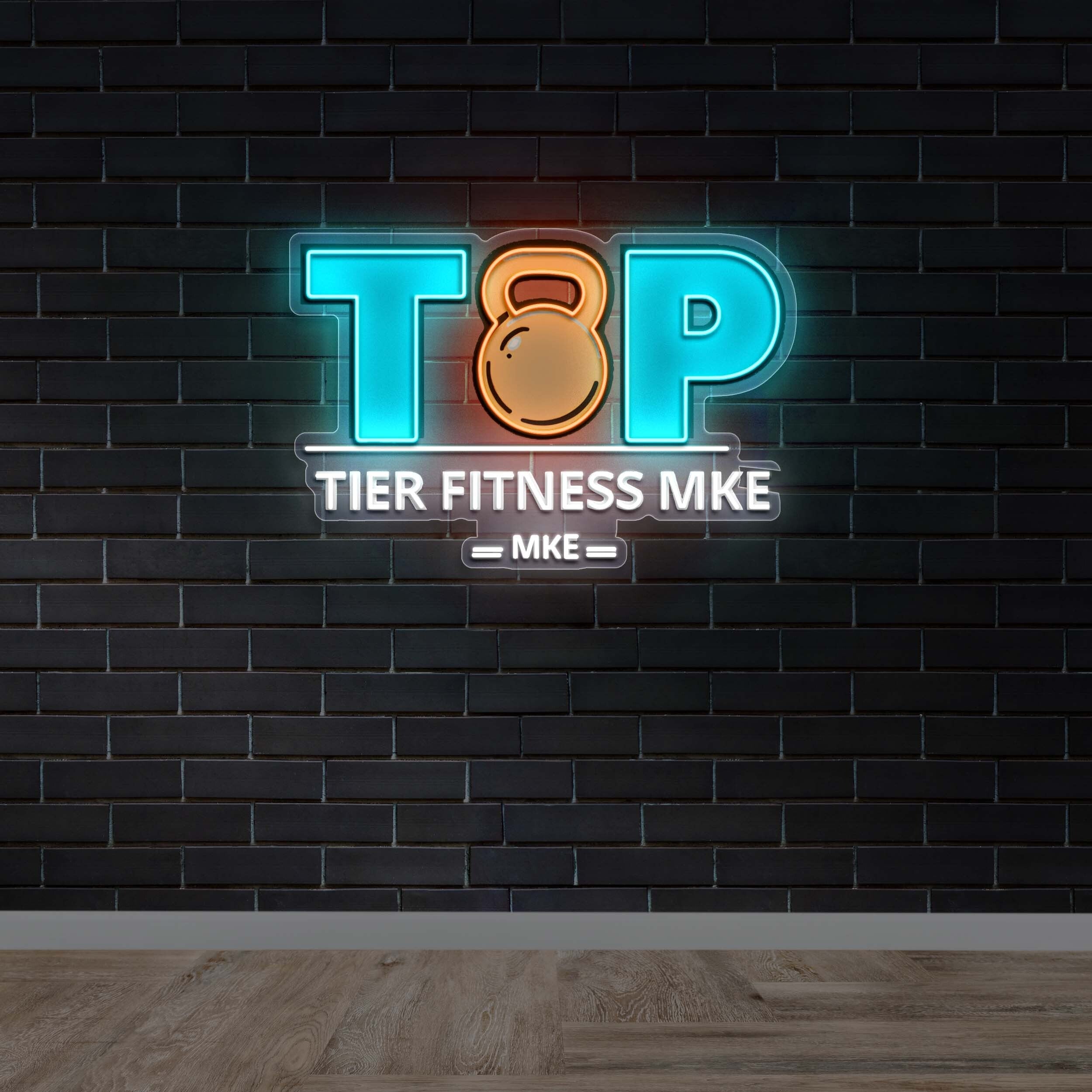 TIER FITNESS MIKE - Premium Neon Artwork
