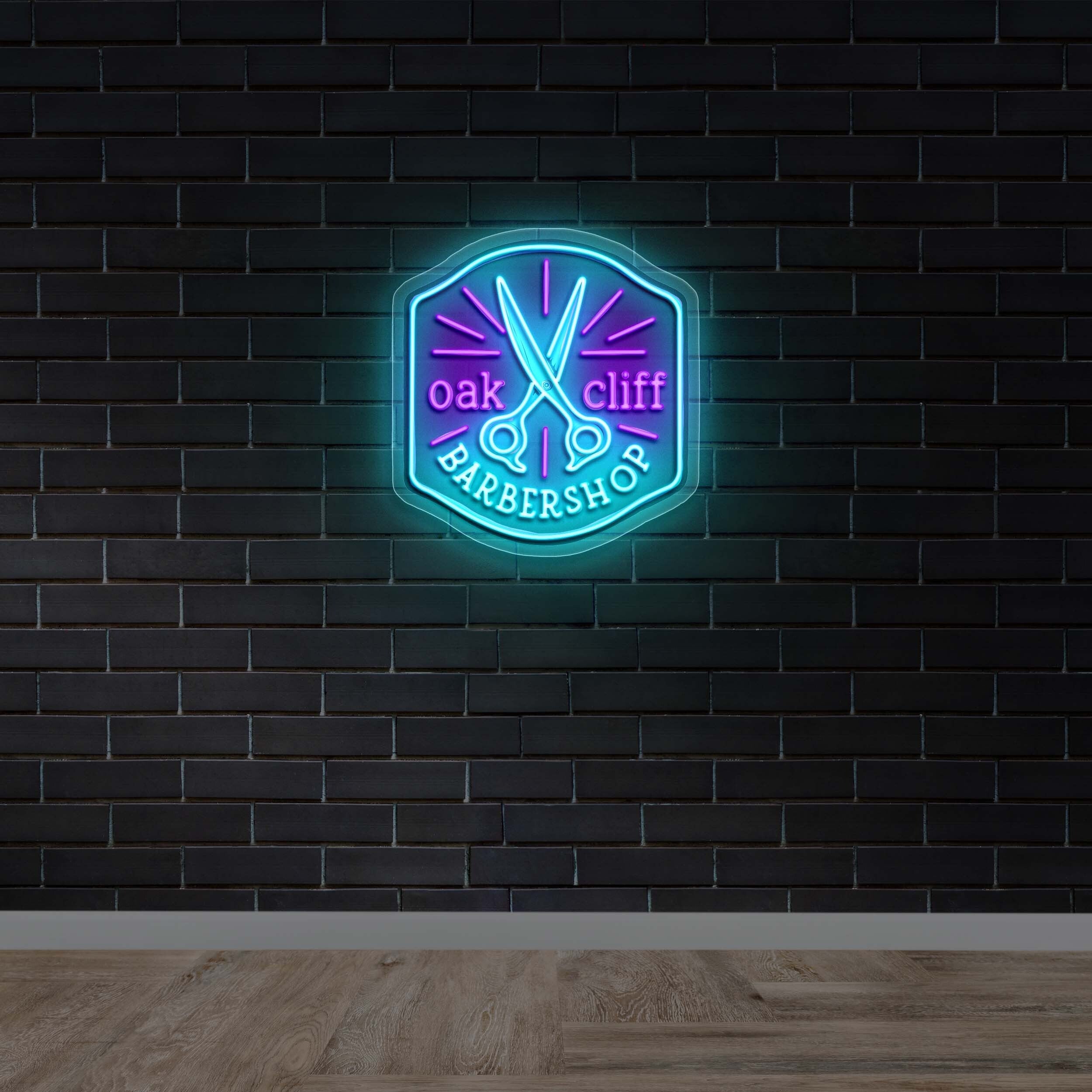 OAK CLIFF BARBERSHOP - Premium Neon Artwork