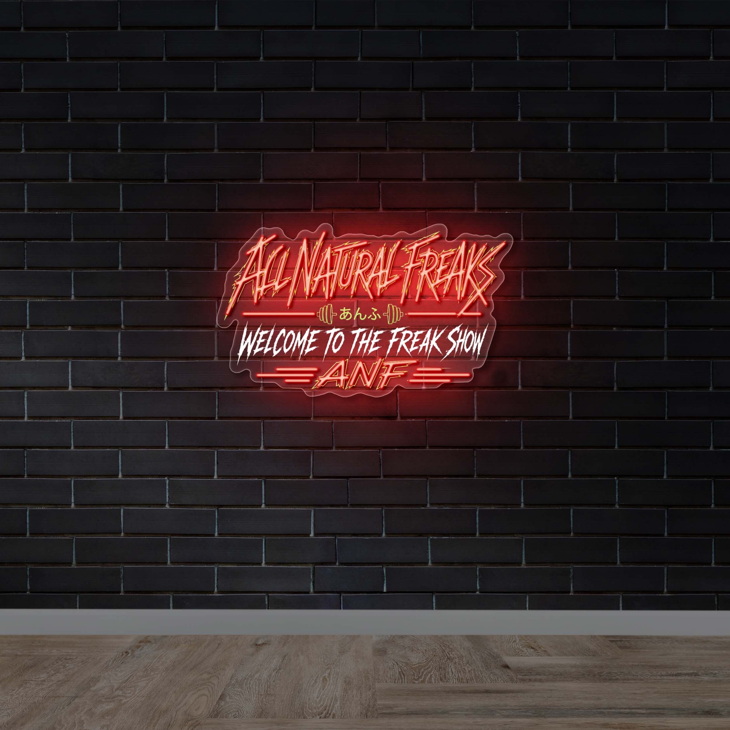 All Natural Freaks - Premium Neon Artwork