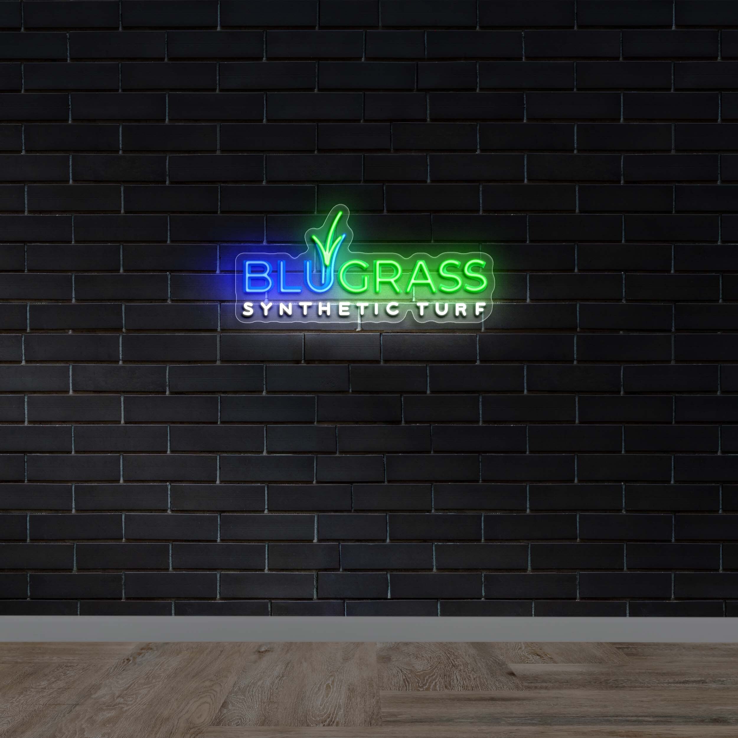 Blugrass - Premium Neon Artwork
