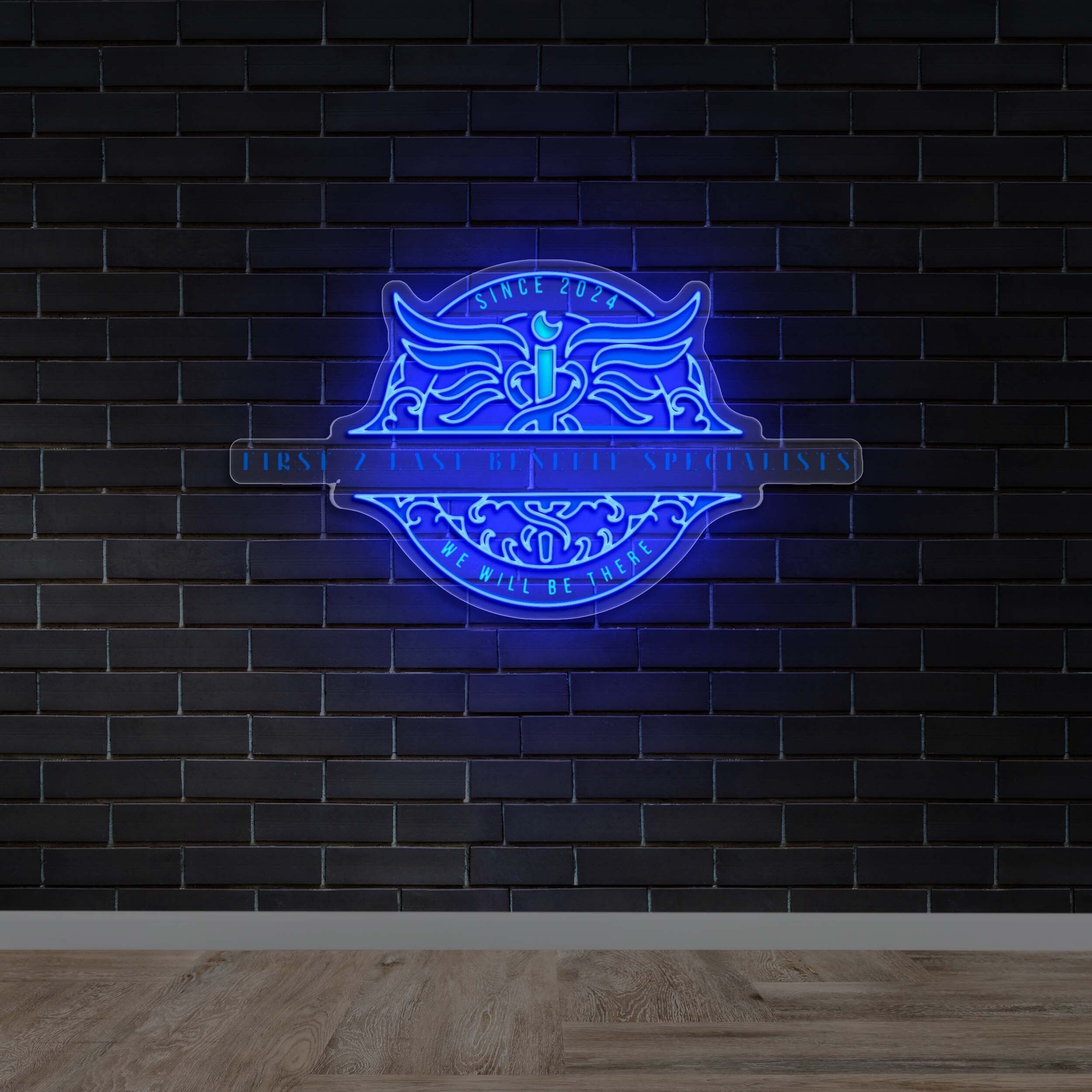 First 2 Fast Benefit Specialists - Premium Neon Artwork