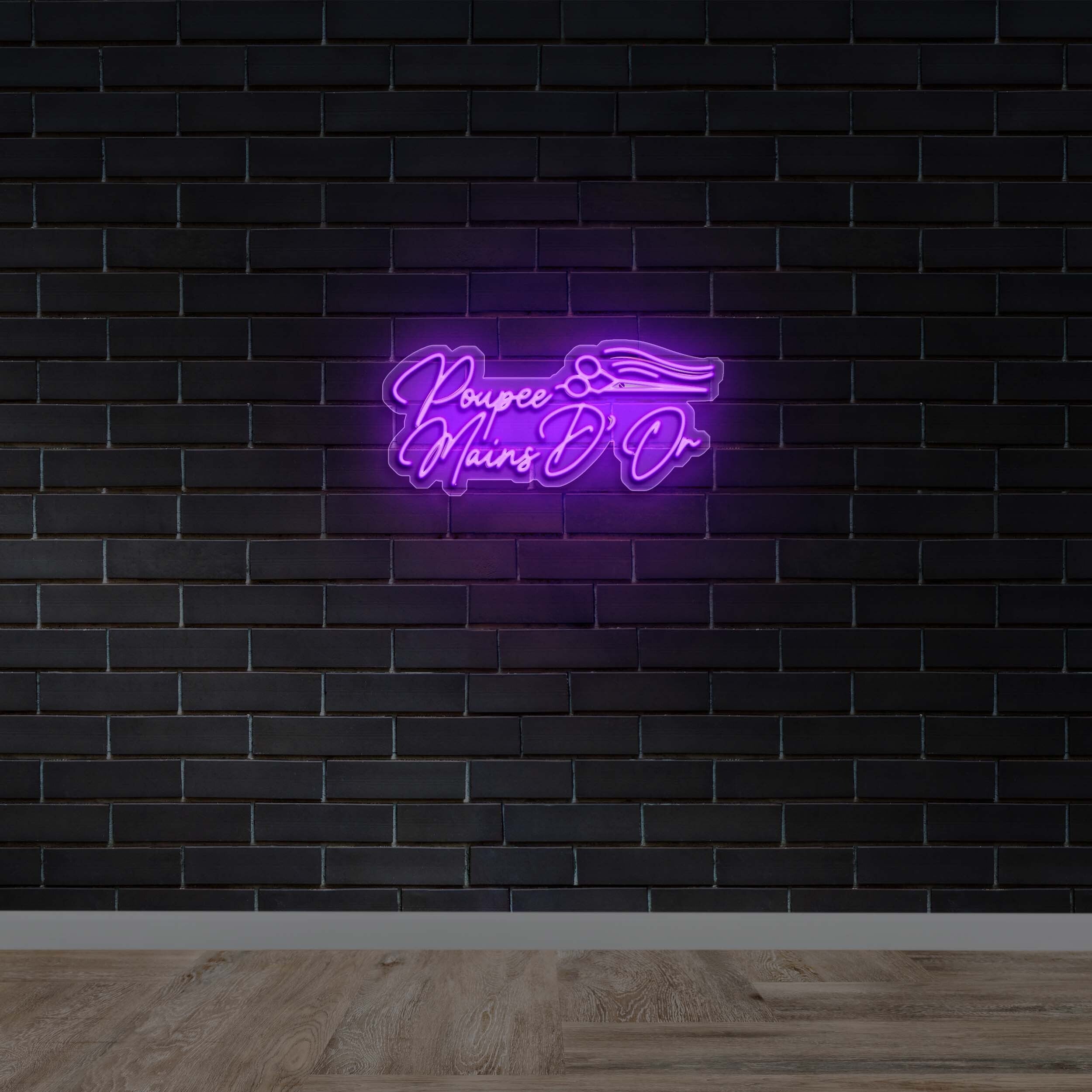 POUPE MAIN D’OR | 2nd Version - Premium Neon Artwork