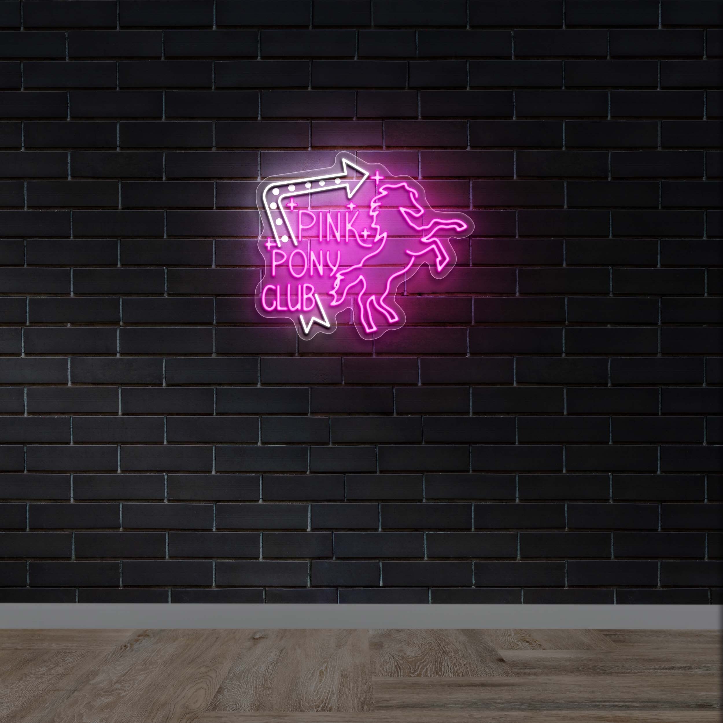 PINK PONY CLUB - Premium Neon Artwork