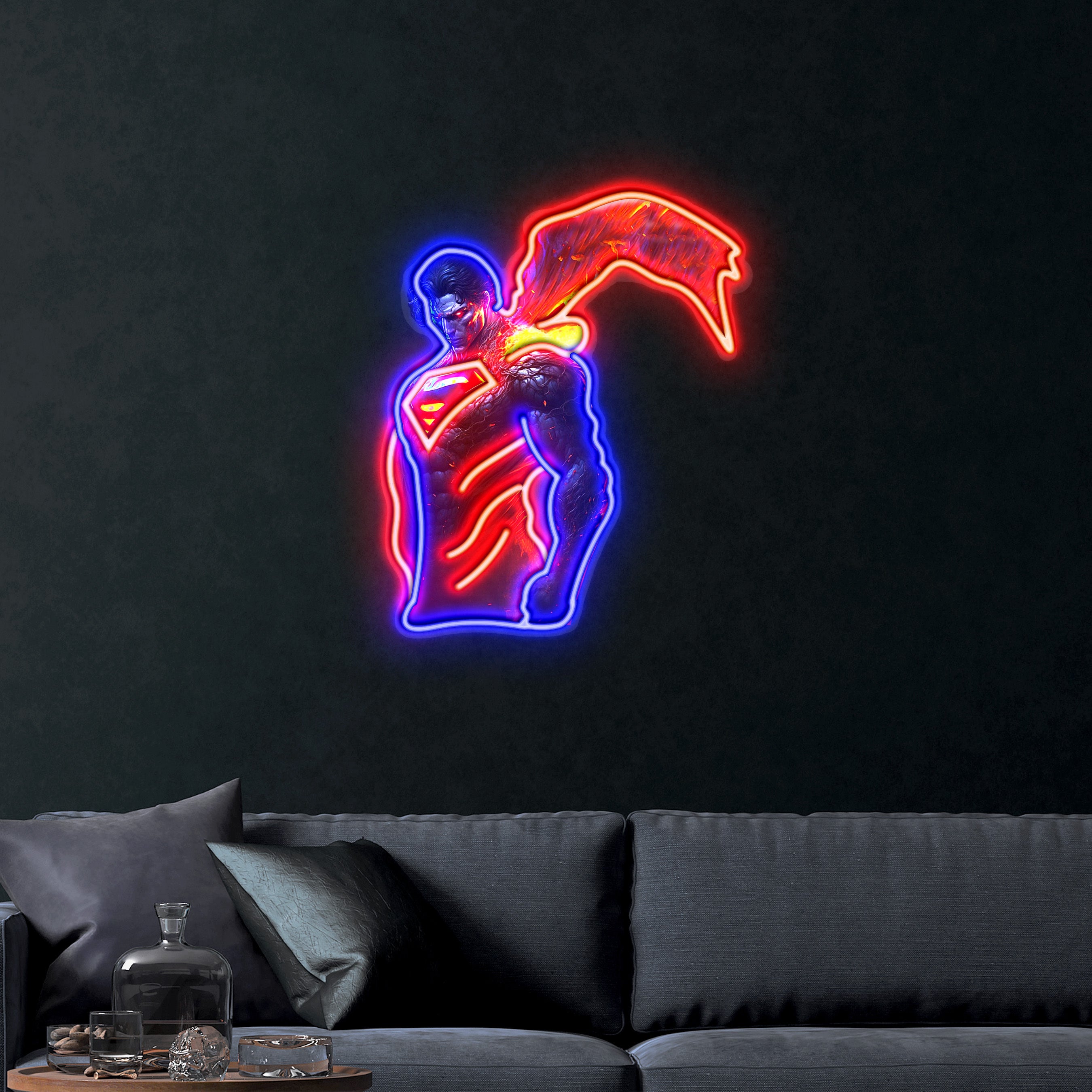 Superman – Premium Neon Artwork