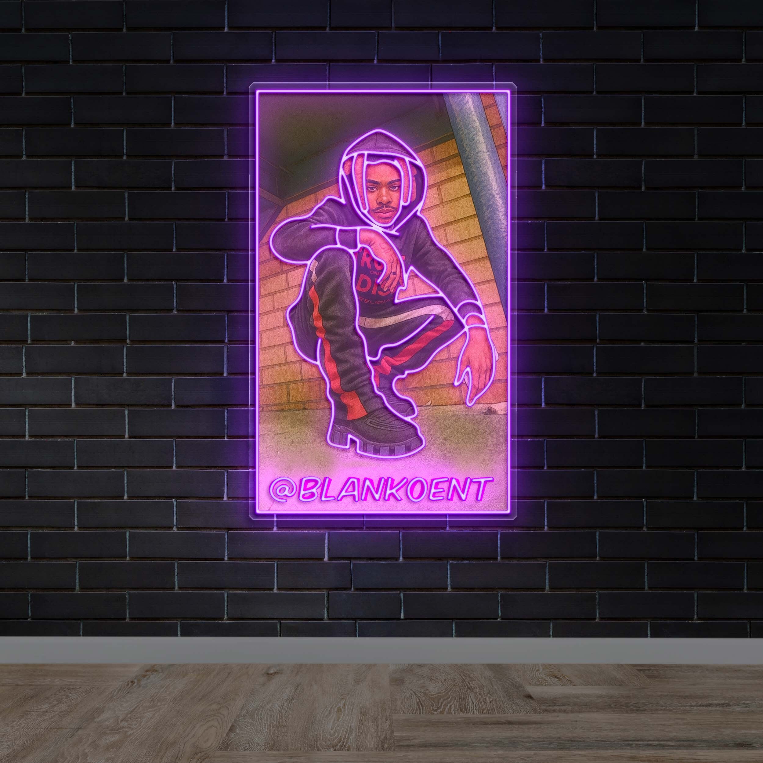@BLANKOENT (2nd version) - Premium Neon Artwork