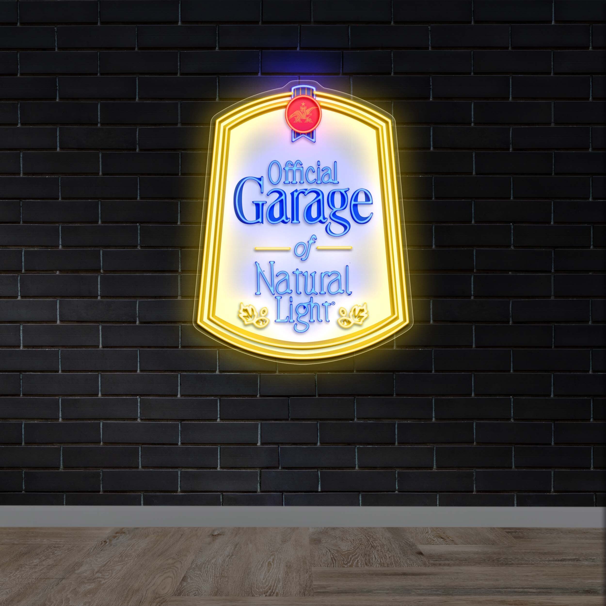 Official Garage of Natural Light - Premium Neon Artwork