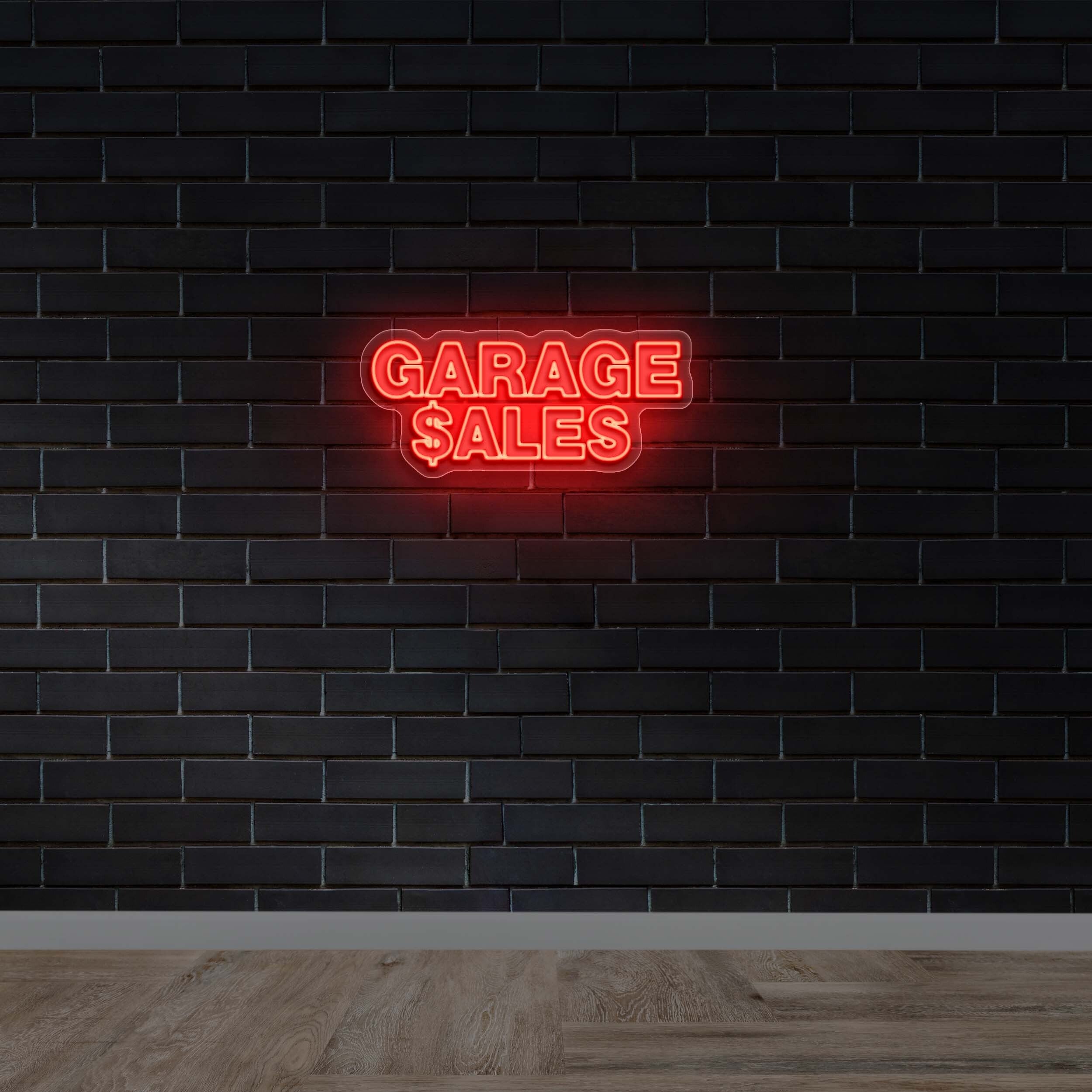 Garage Sales - Premium Neon Artwork