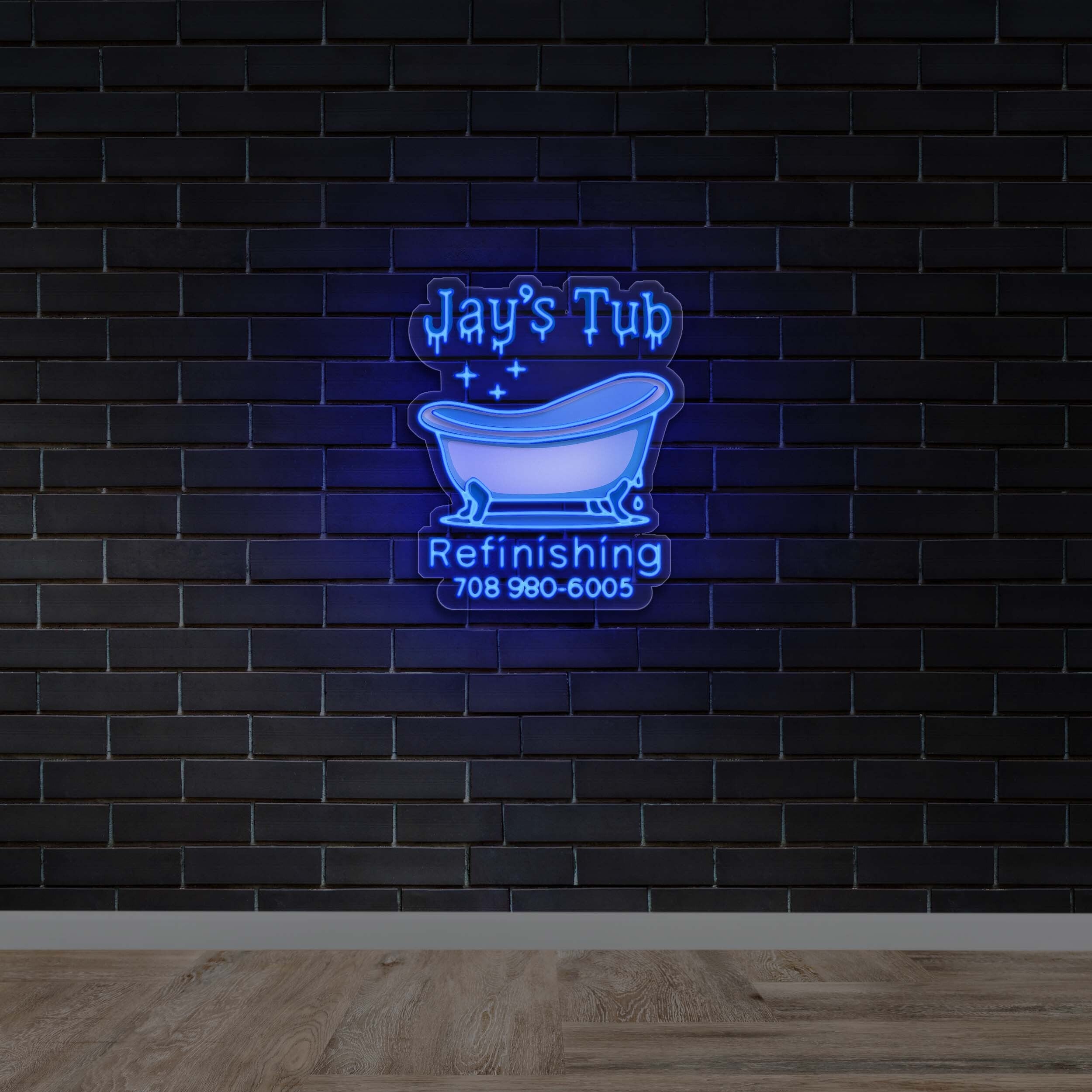 JAY'S TUB - Premium Neon Artwork