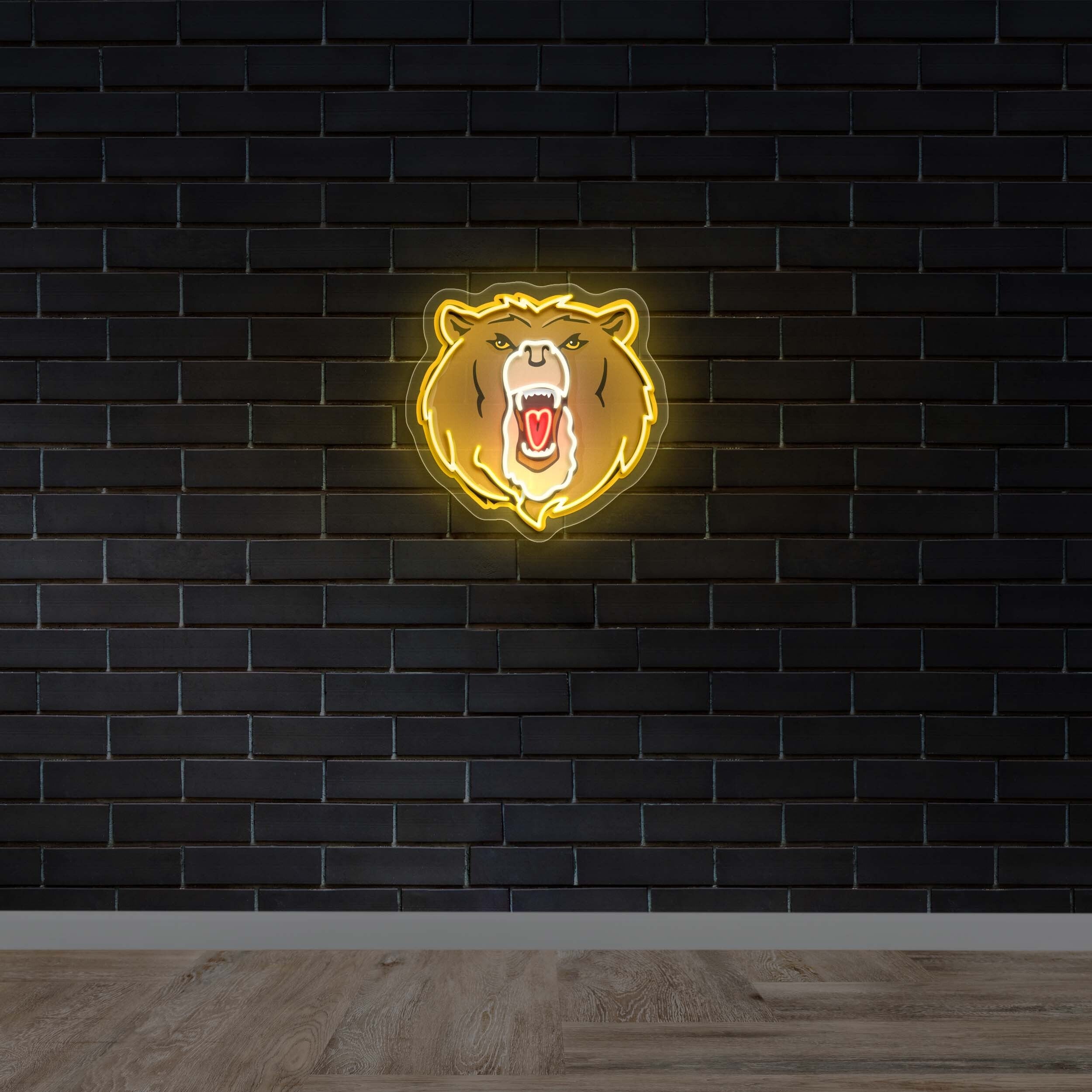 Bear head - Premium Neon Artwork