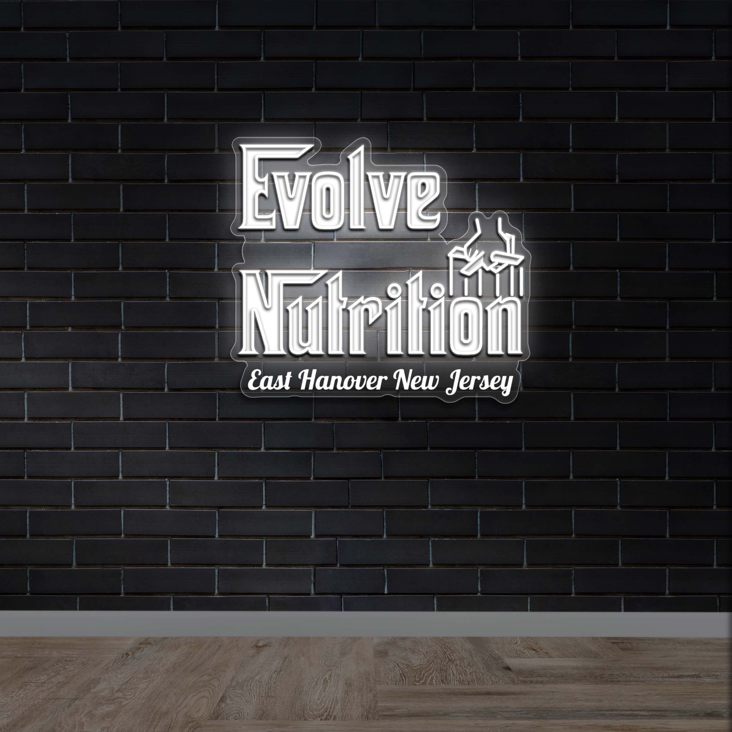 Evolve Nutrition - Premium Neon Artwork