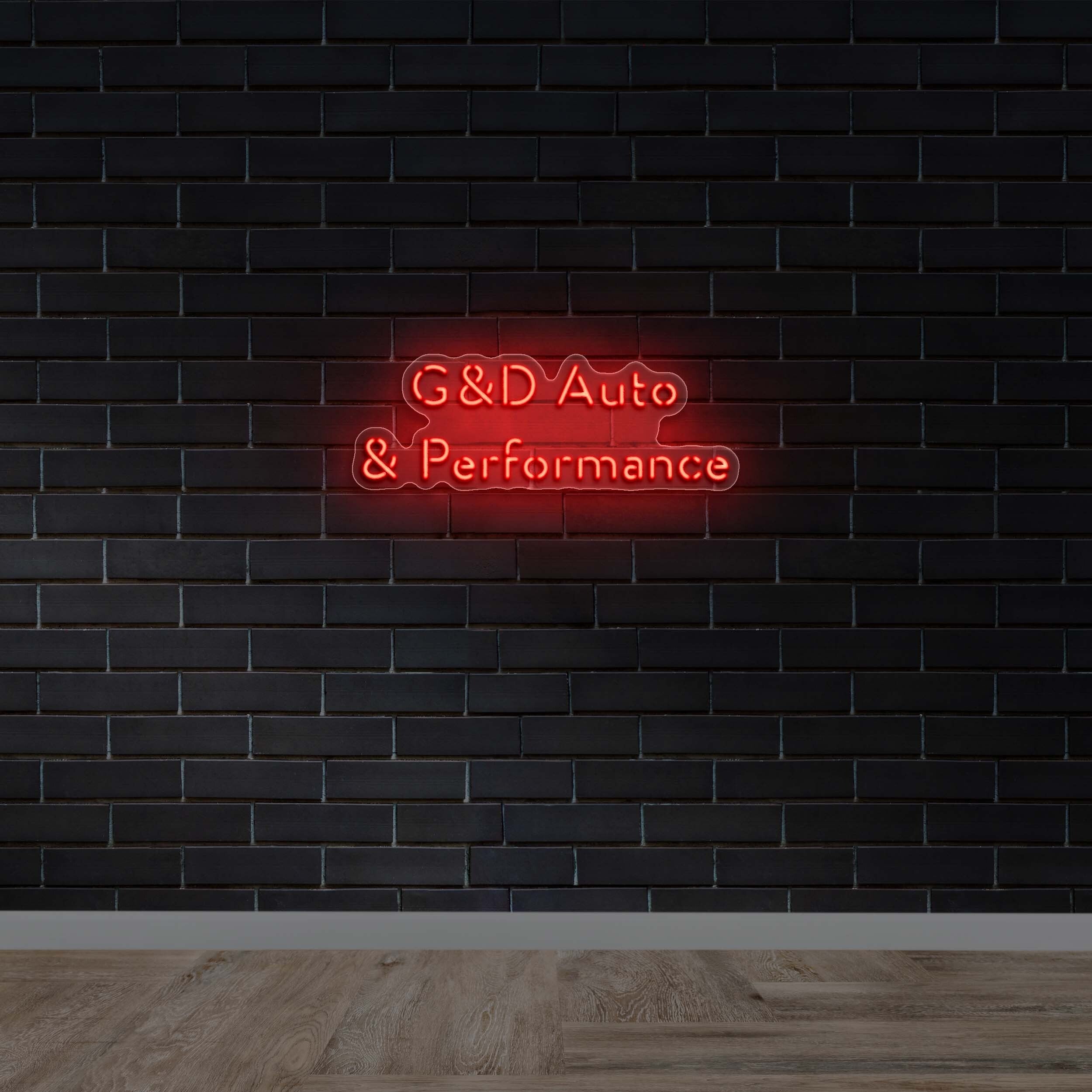 G & D AUTO & PERFORMANCE - Premium Neon Artwork