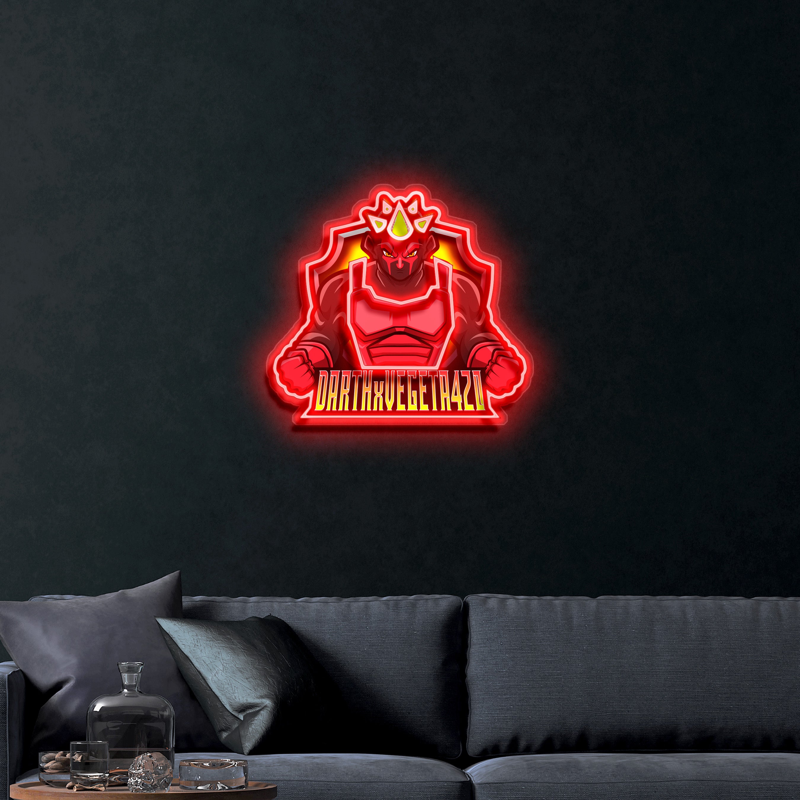 DARTHXVEGETA420 – Premium Neon Artwork