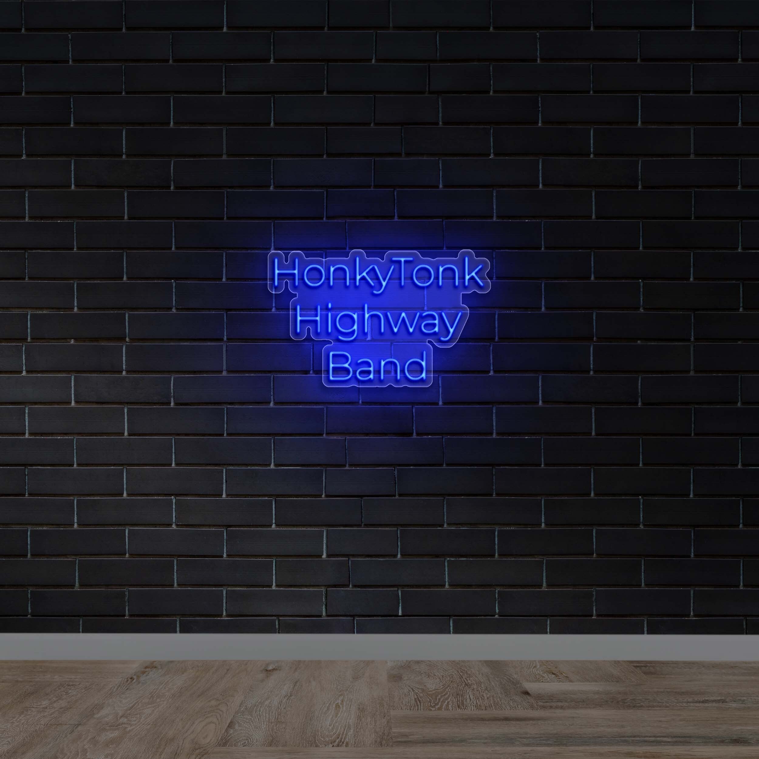 HonkyTonk Highway Band - Premium Neon Artwork