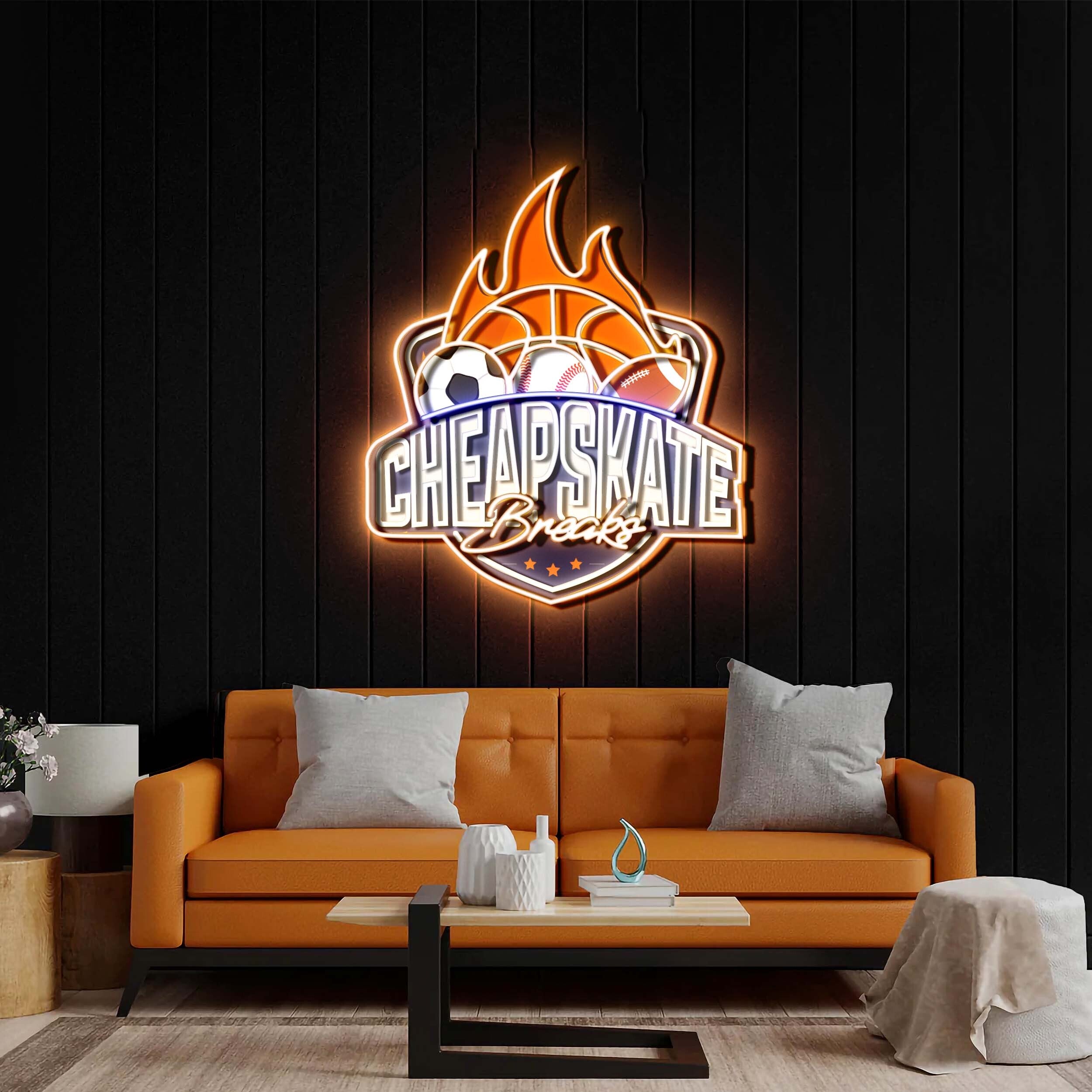 CHEAPSKATE - Premium Neon Artwork