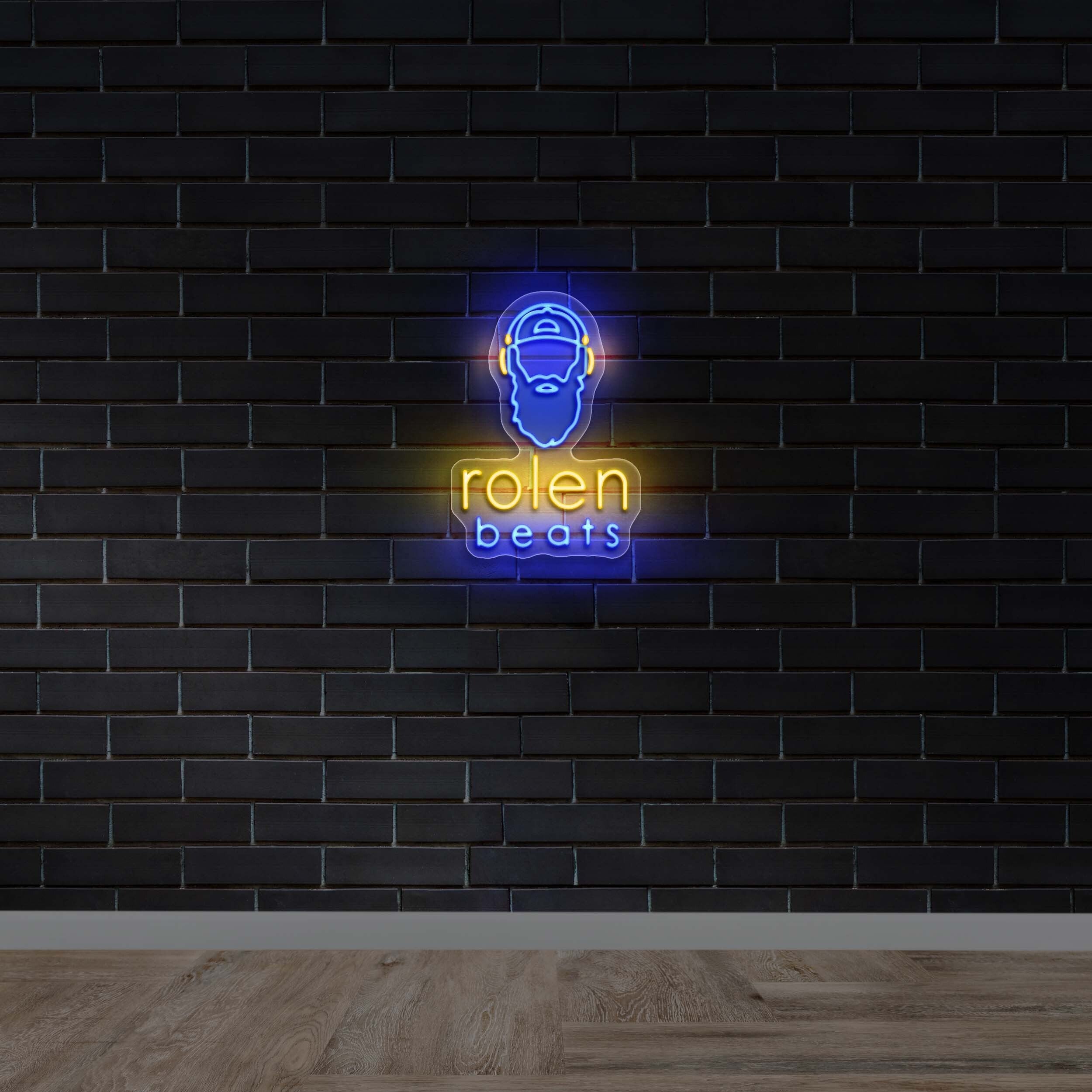 Rolen Beats - Premium Neon Artwork