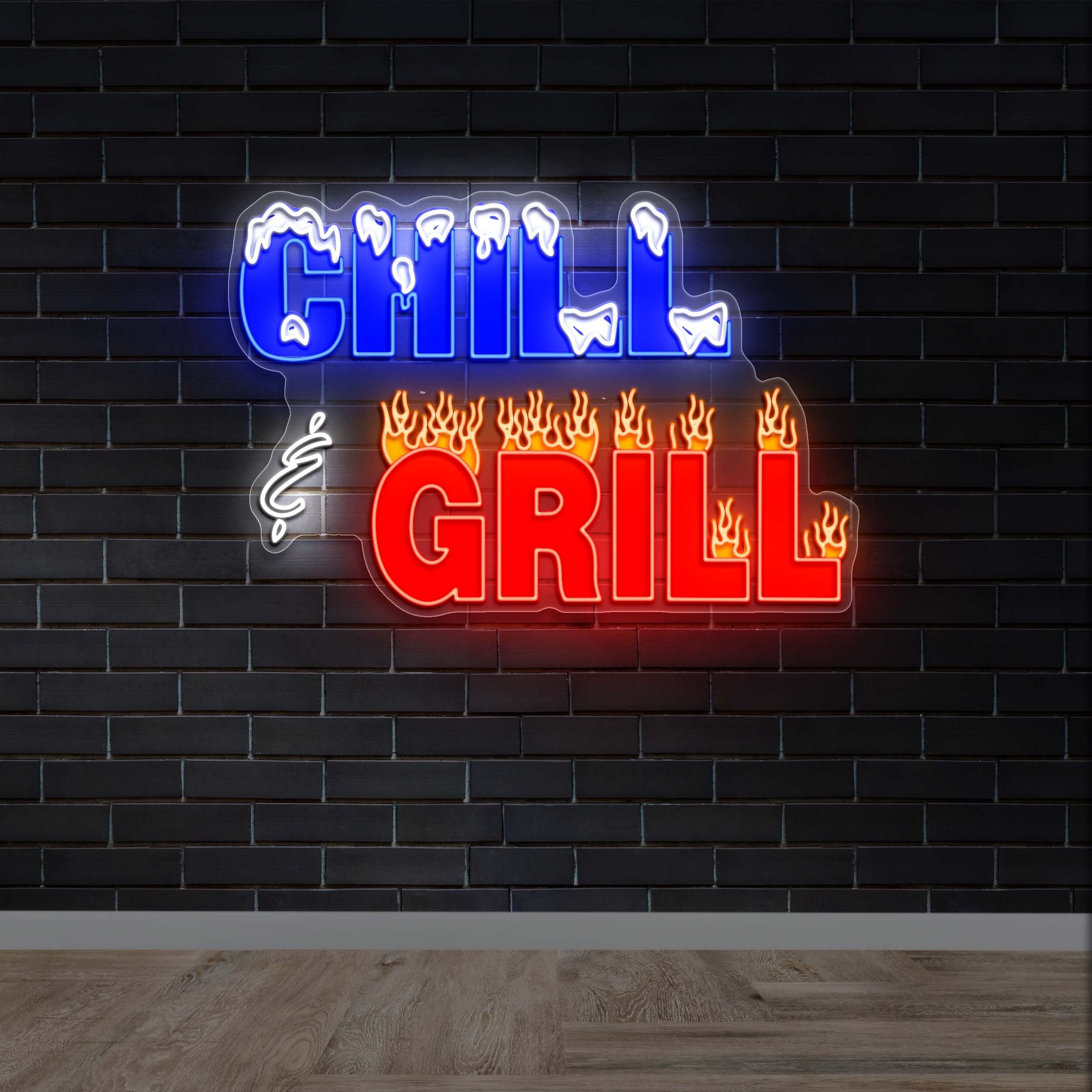 CHILL & GRILL -
Premium Neon Artwork
